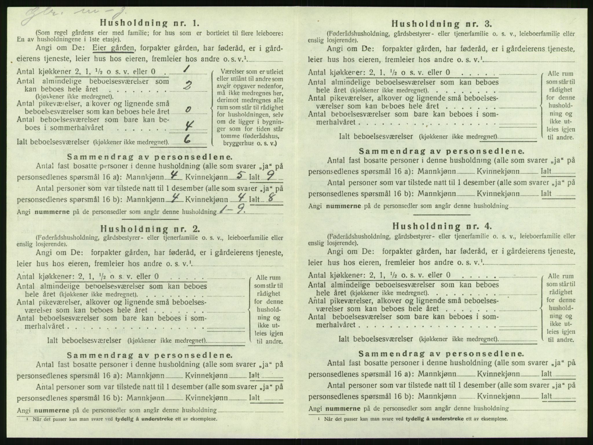 SAT, Folketelling 1920 for 1828 Nesna herred, 1920, s. 934