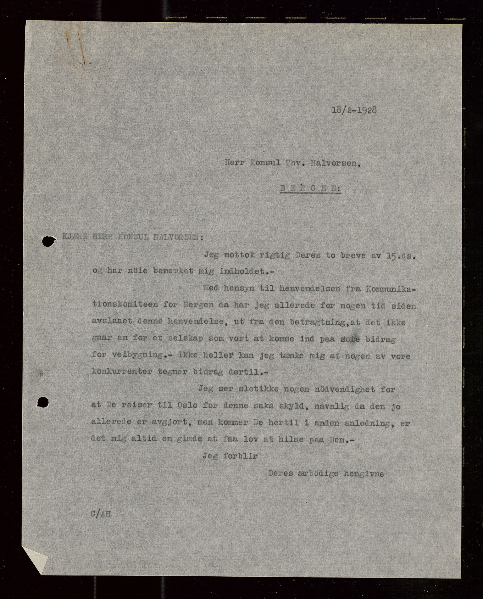 Pa 1521 - A/S Norske Shell, AV/SAST-A-101915/E/Ea/Eaa/L0015: Sjefskorrespondanse, 1928-1929, s. 106