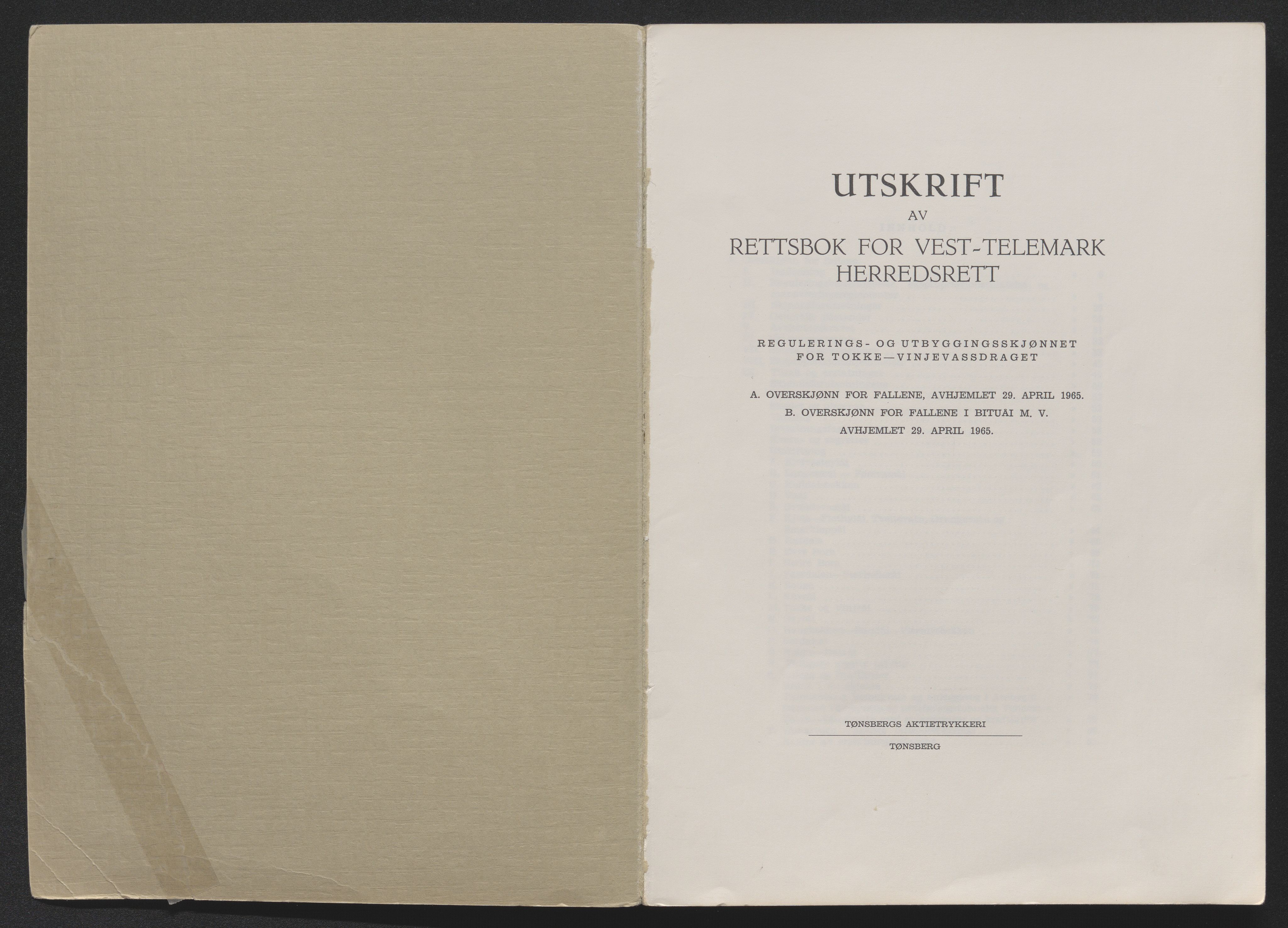Vest-Telemark sorenskriveri, SAKO/A-134/F/Fo/Foc/L0002: Tokke og Vinjevassdraget rettsbøker, 1964-1973, s. 76