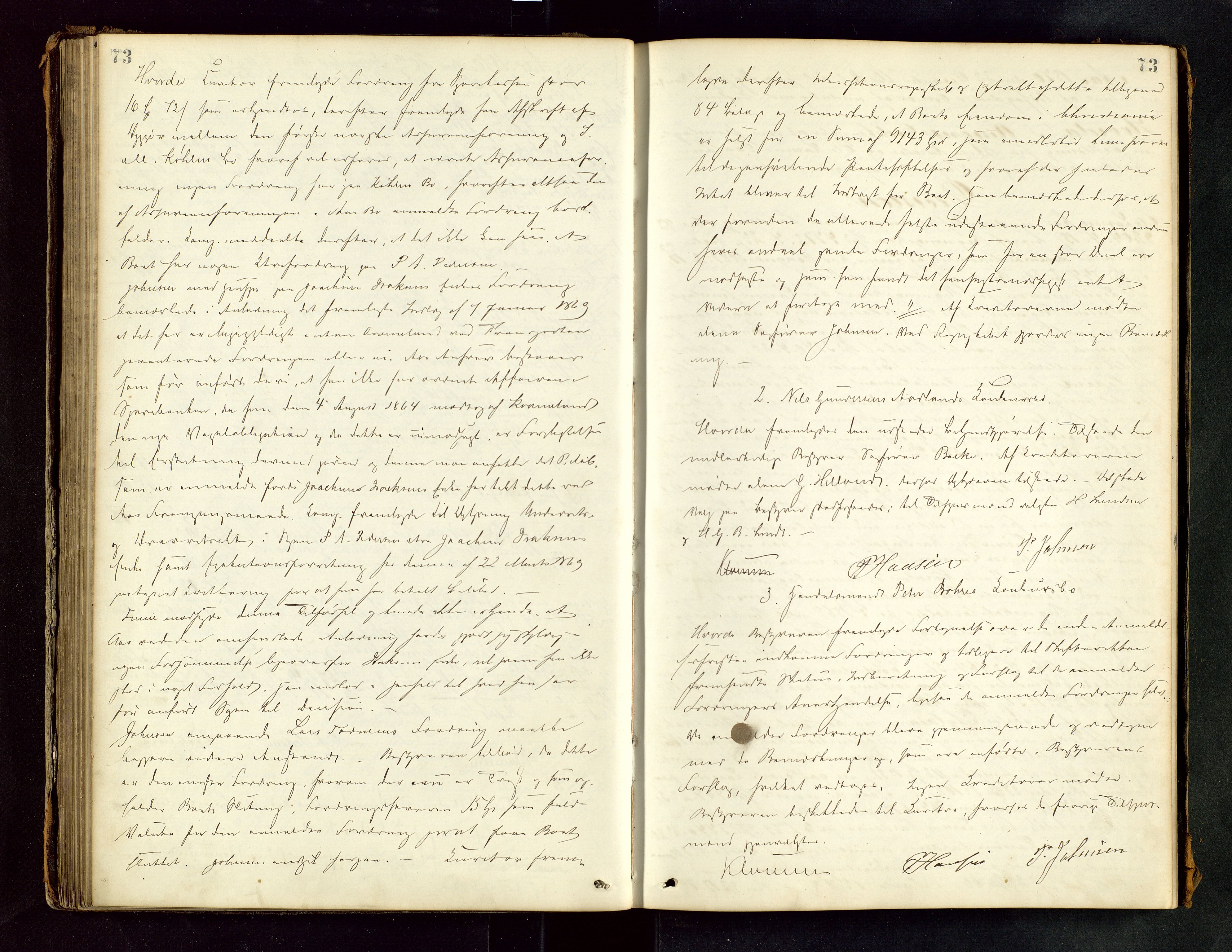 Stavanger byfogd, AV/SAST-A-101408/001/5/50/503BB/L0014: Skifteforhandlingsprotokoll, 1869-1873, s. 73