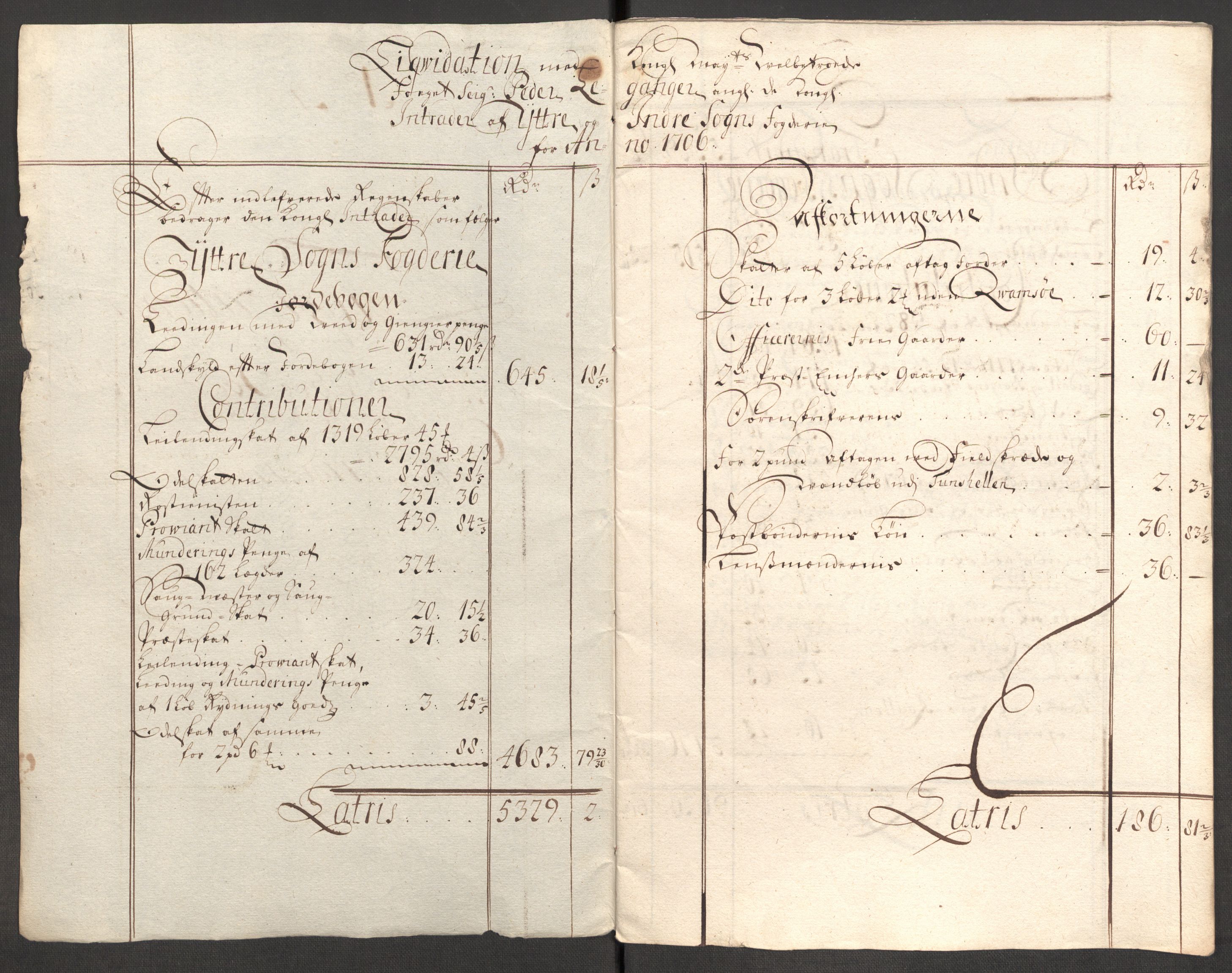 Rentekammeret inntil 1814, Reviderte regnskaper, Fogderegnskap, AV/RA-EA-4092/R52/L3315: Fogderegnskap Sogn, 1708, s. 414