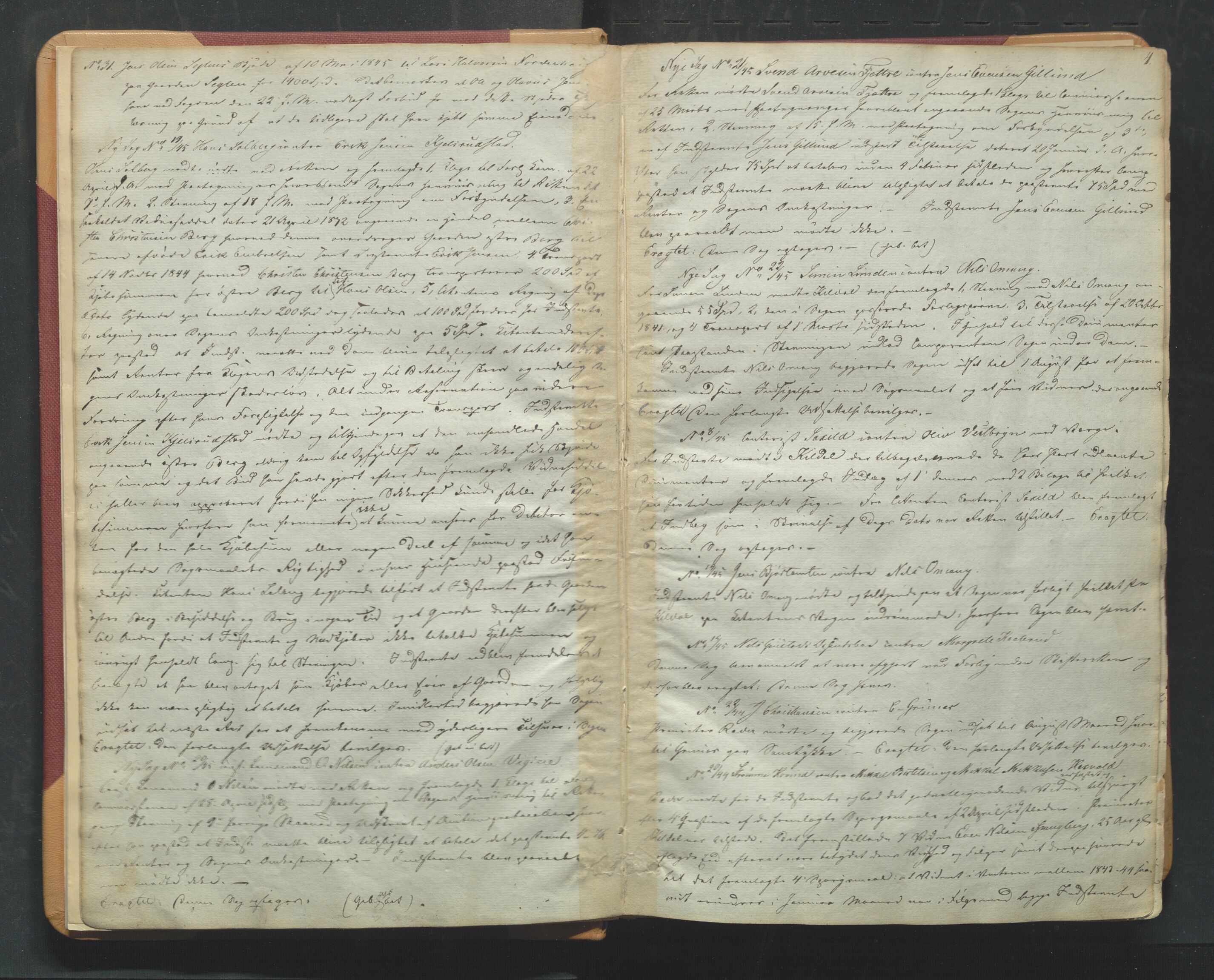 Sør-Hedmark sorenskriveri, AV/SAH-TING-014/G/Gb/Gba/L0006A: Tingbok, 1845-1853, s. 3b-4a