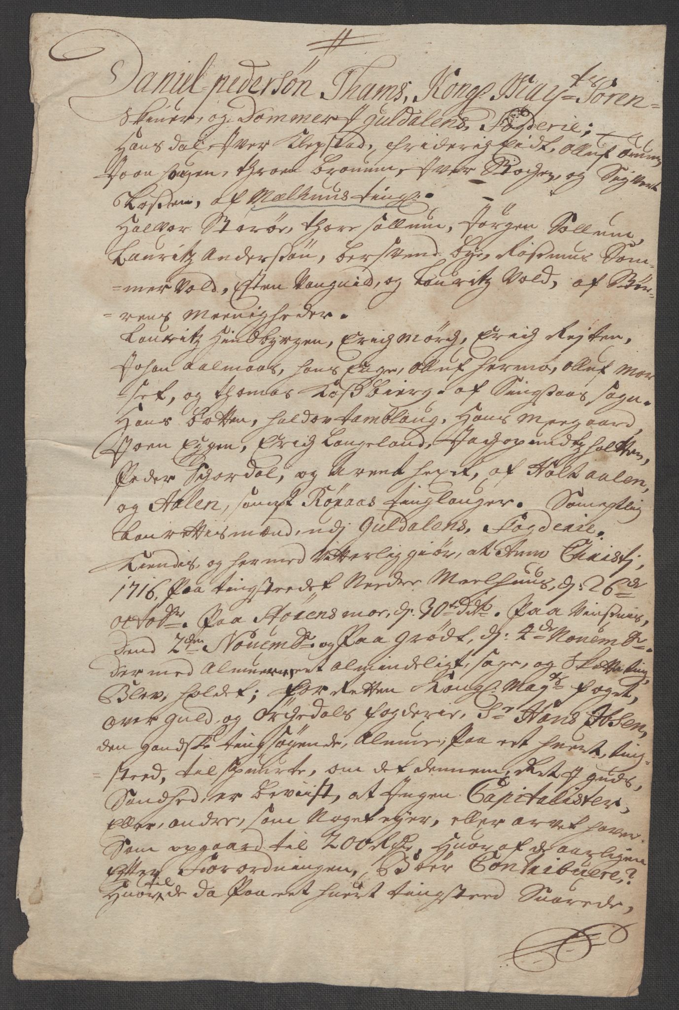 Rentekammeret inntil 1814, Reviderte regnskaper, Fogderegnskap, RA/EA-4092/R60/L3968: Fogderegnskap Orkdal og Gauldal, 1716, s. 53