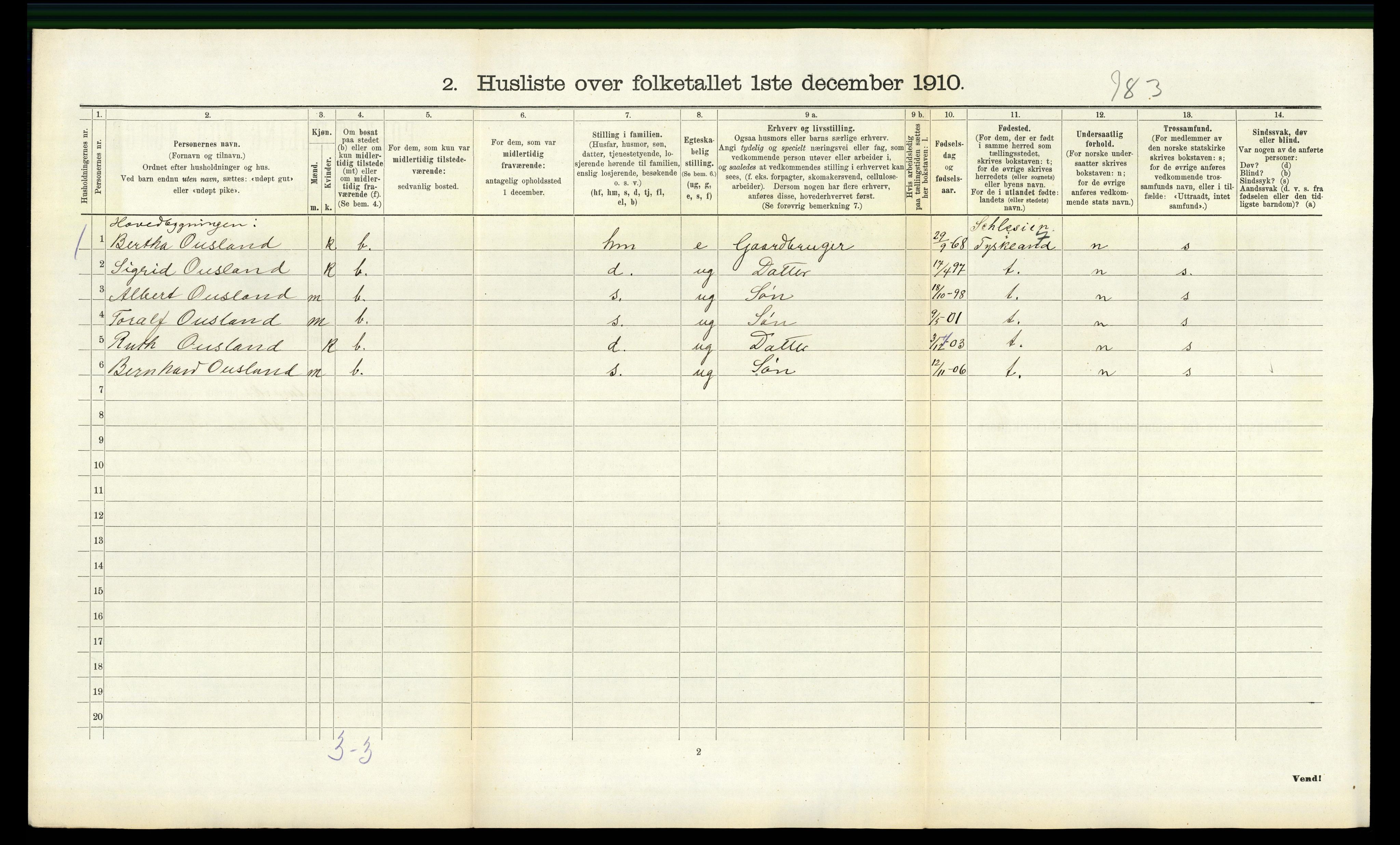 RA, Folketelling 1910 for 1019 Halse og Harkmark herred, 1910, s. 905