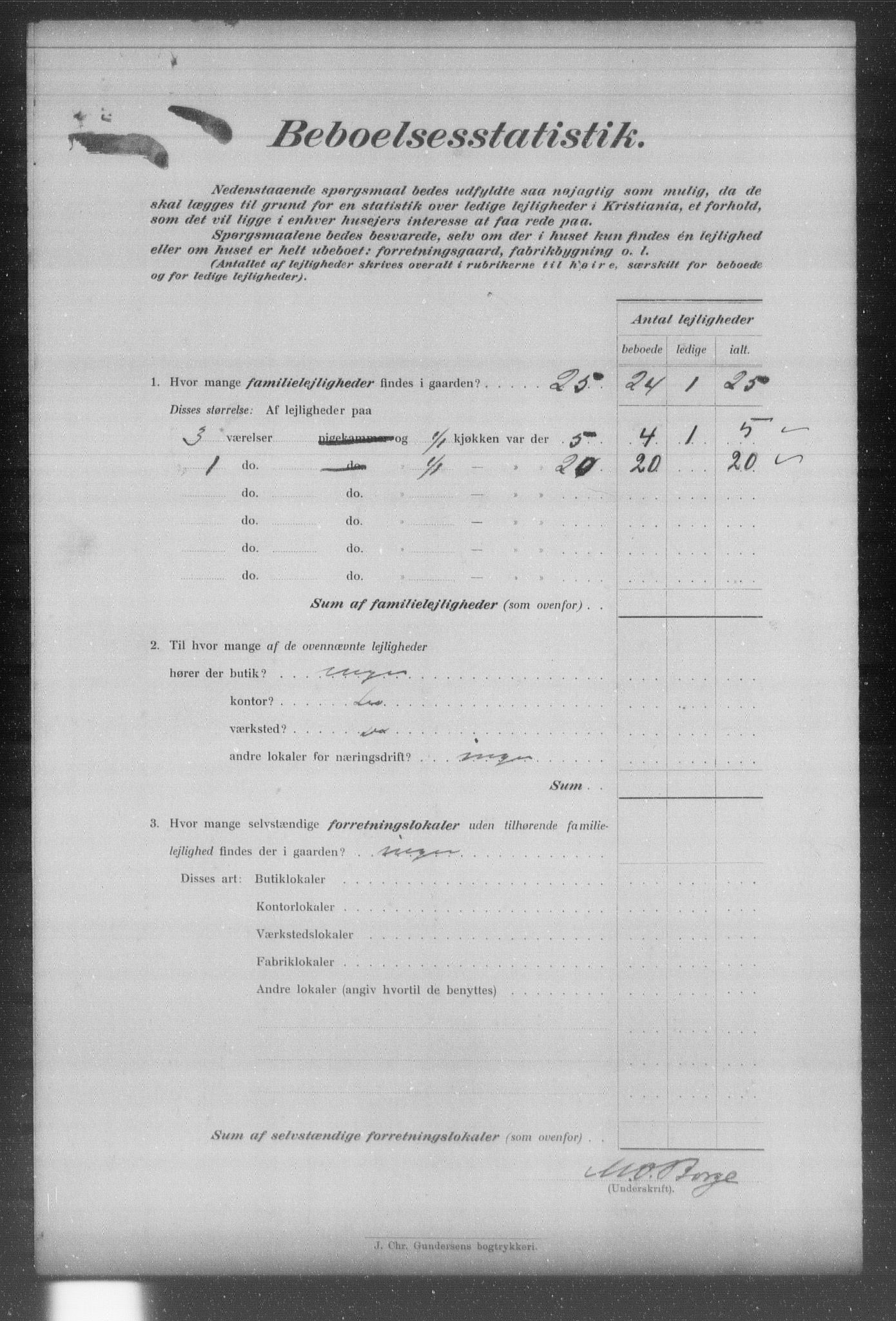 OBA, Kommunal folketelling 31.12.1903 for Kristiania kjøpstad, 1903, s. 20755