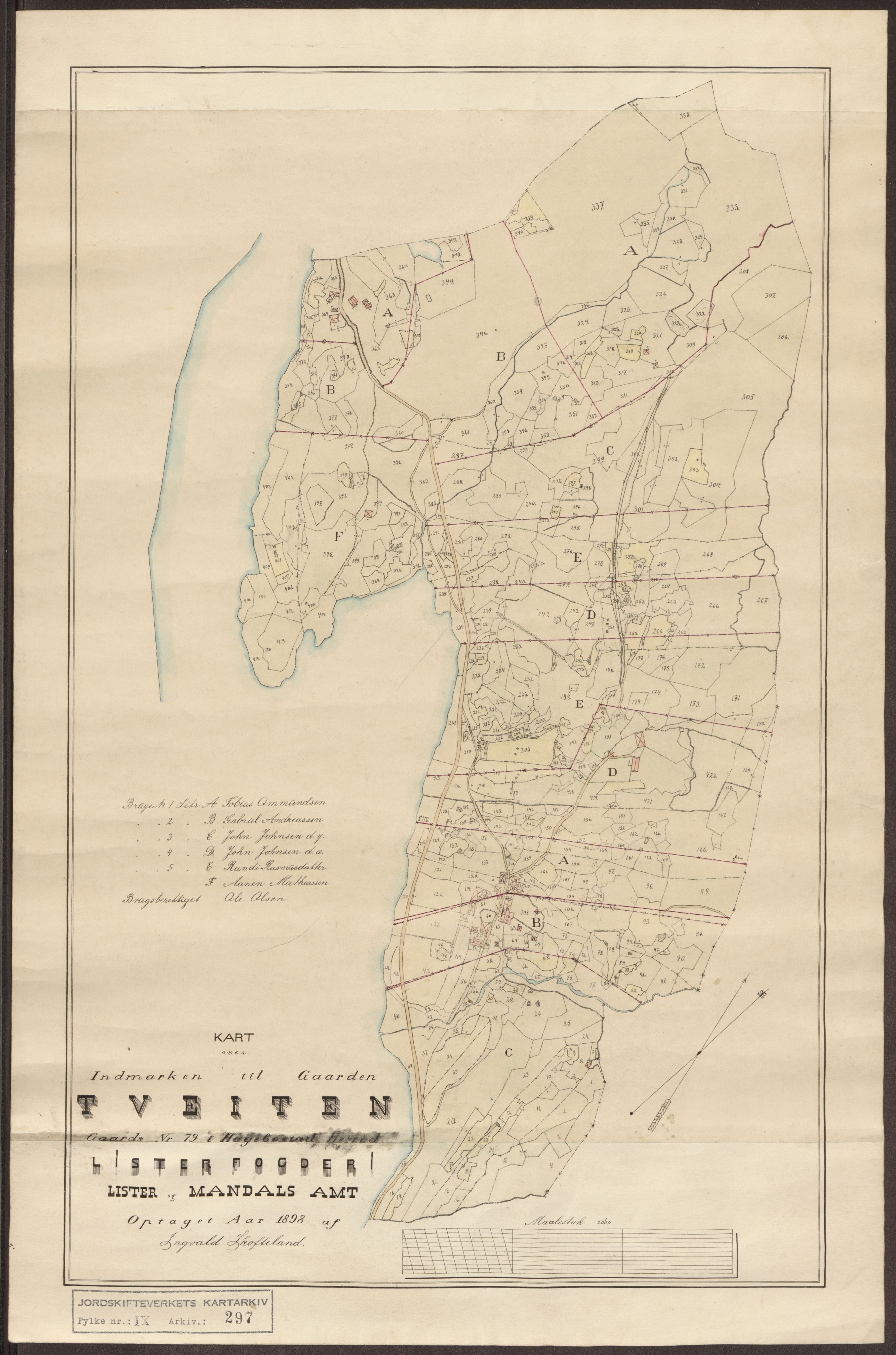 Jordskifteverkets kartarkiv, AV/RA-S-3929/T, 1859-1988, s. 345