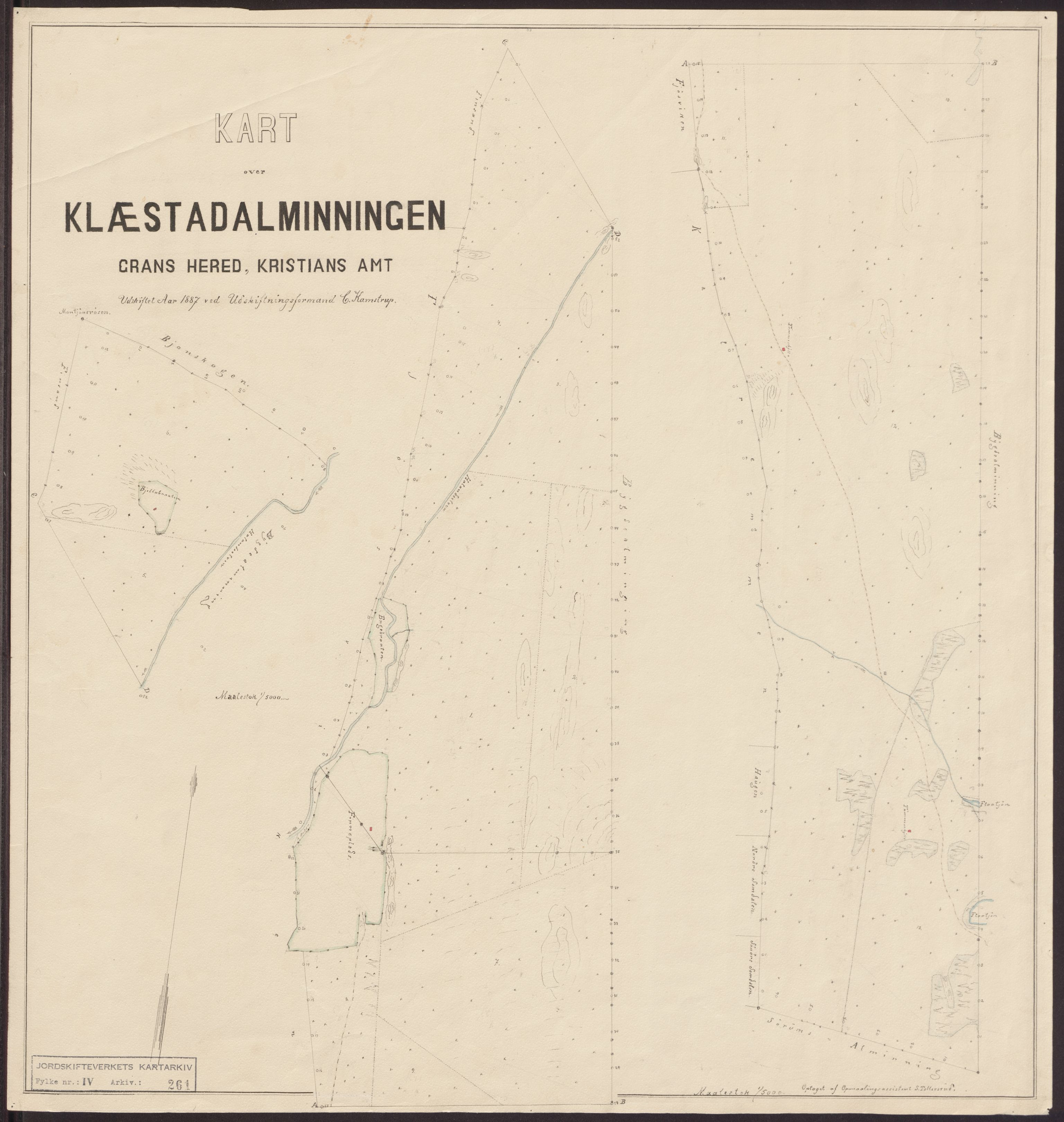 Jordskifteverkets kartarkiv, RA/S-3929/T, 1859-1988, s. 322
