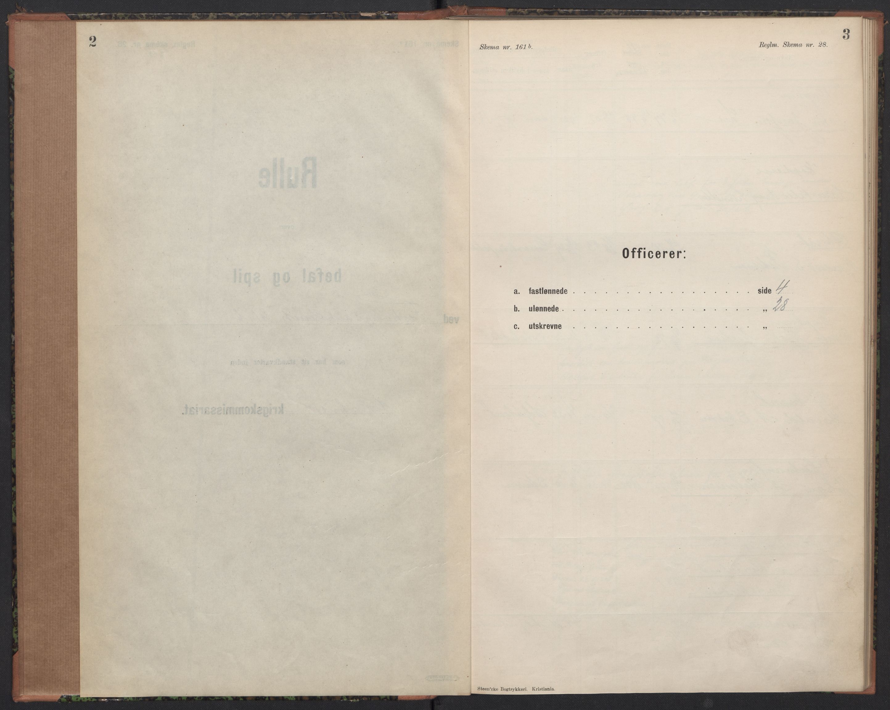Forsvaret, Krigskommissariat Akershus, AV/RA-RAFA-1776/D/Da/L0274: --, 1903-1940