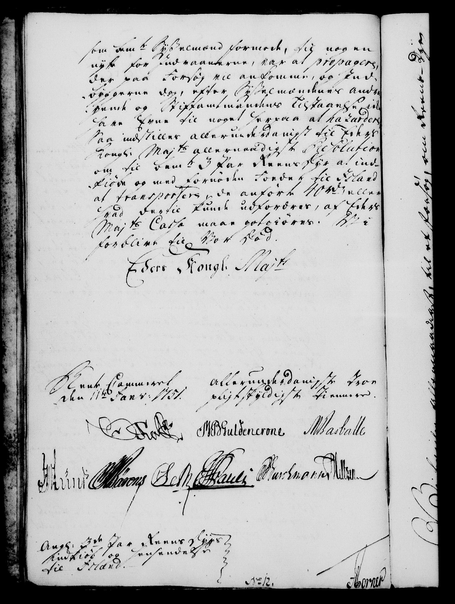 Rentekammeret, Kammerkanselliet, RA/EA-3111/G/Gf/Gfa/L0033: Norsk relasjons- og resolusjonsprotokoll (merket RK 52.33), 1751, s. 53