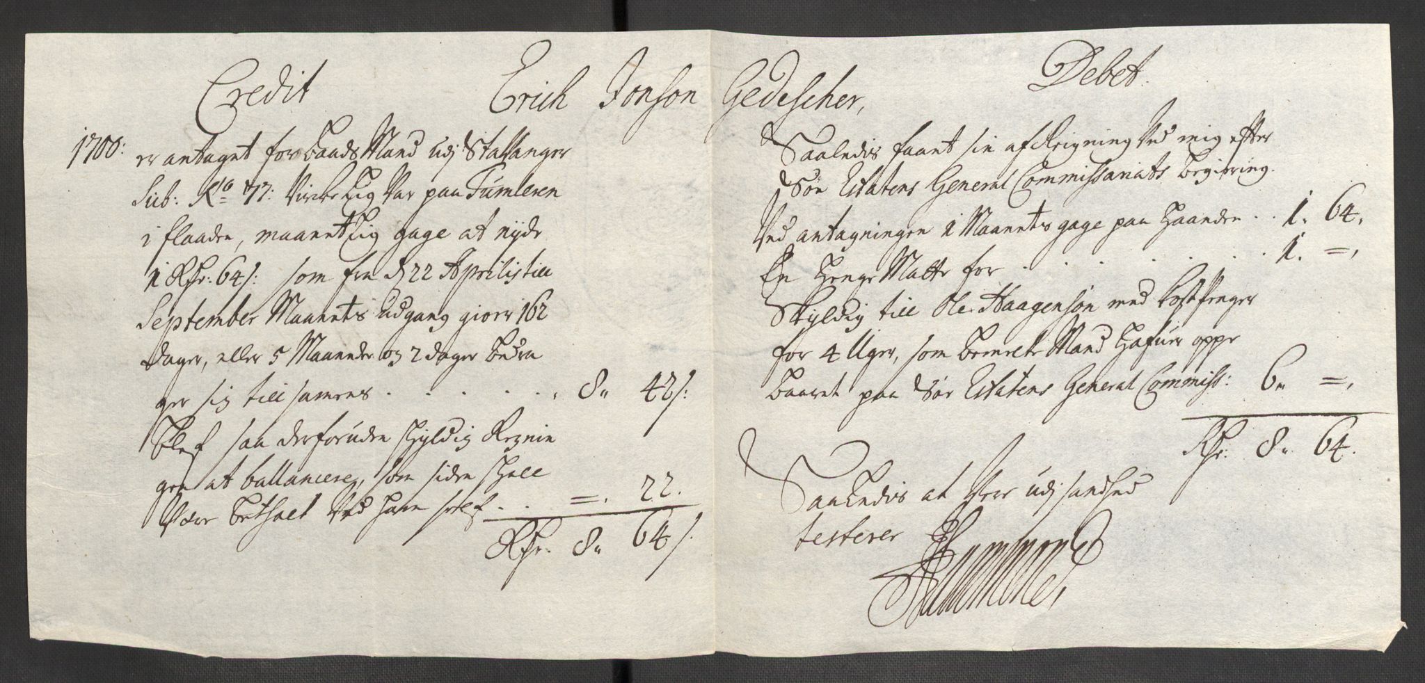 Rentekammeret inntil 1814, Reviderte regnskaper, Fogderegnskap, AV/RA-EA-4092/R47/L2858: Fogderegnskap Ryfylke, 1697-1700, s. 576