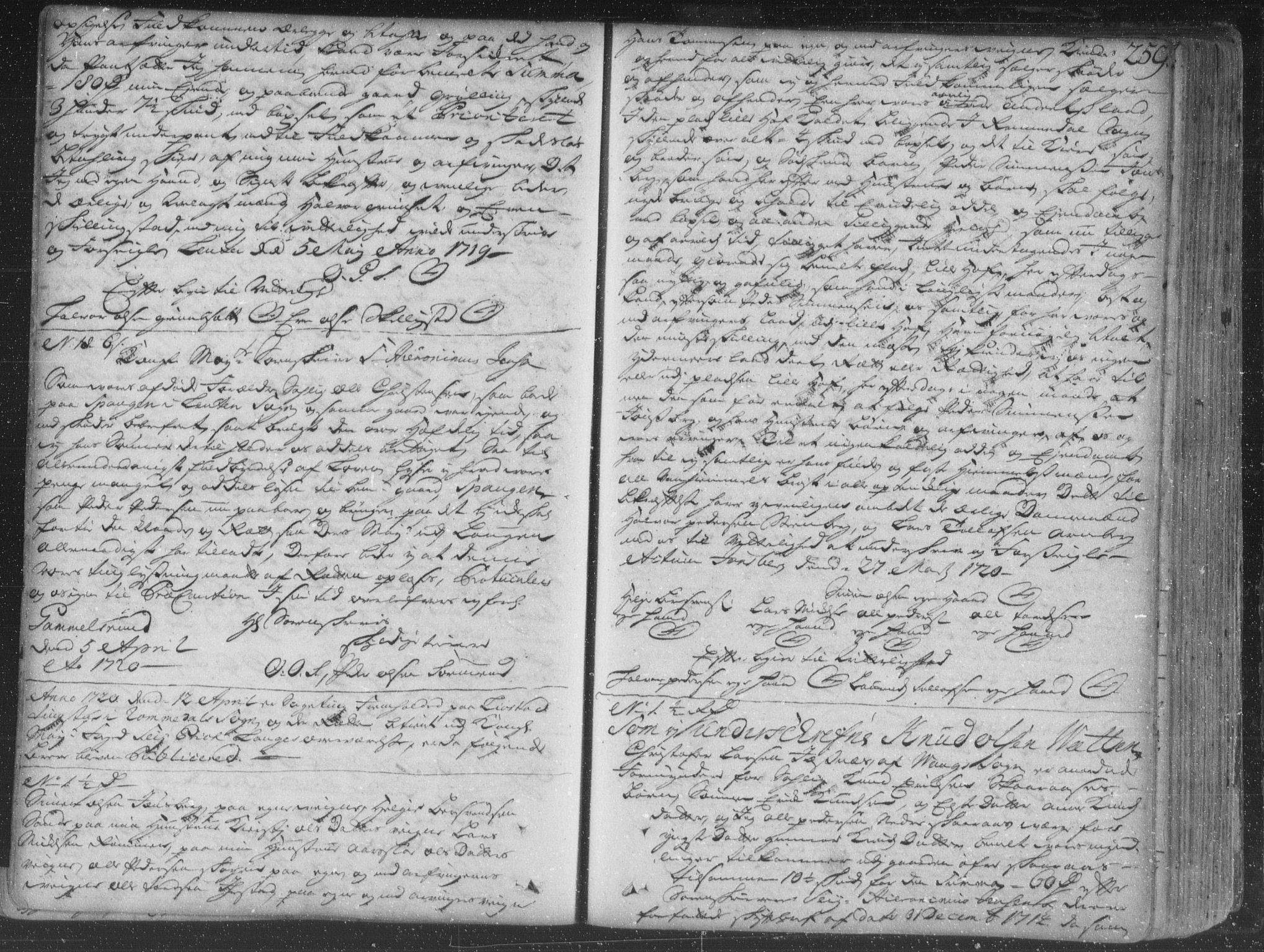 Hedemarken sorenskriveri, SAH/TING-034/H/Hb/L0002: Pantebok nr. 2, 1713-1723, s. 259
