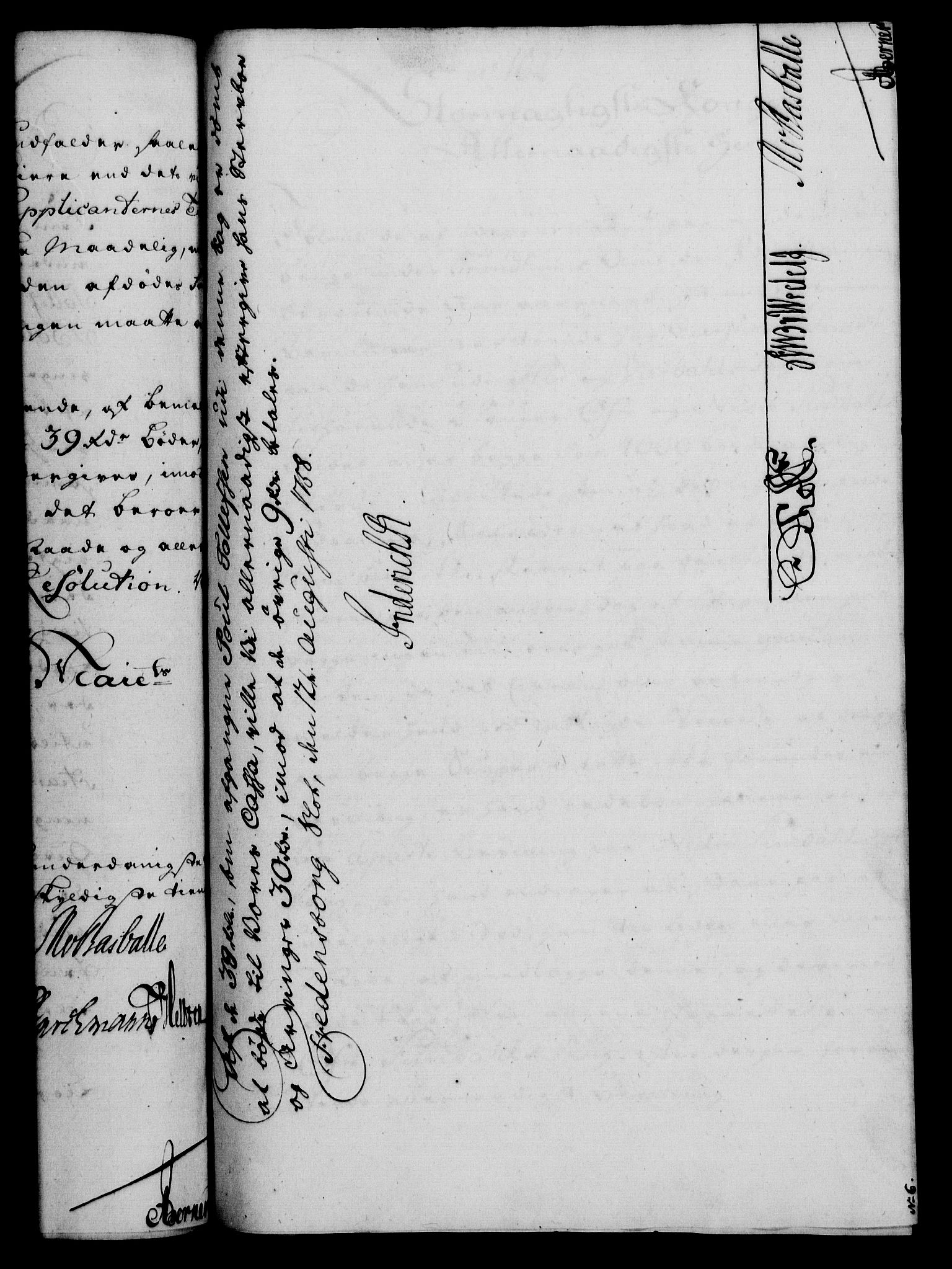 Rentekammeret, Kammerkanselliet, RA/EA-3111/G/Gf/Gfa/L0040: Norsk relasjons- og resolusjonsprotokoll (merket RK 52.40), 1758, s. 548