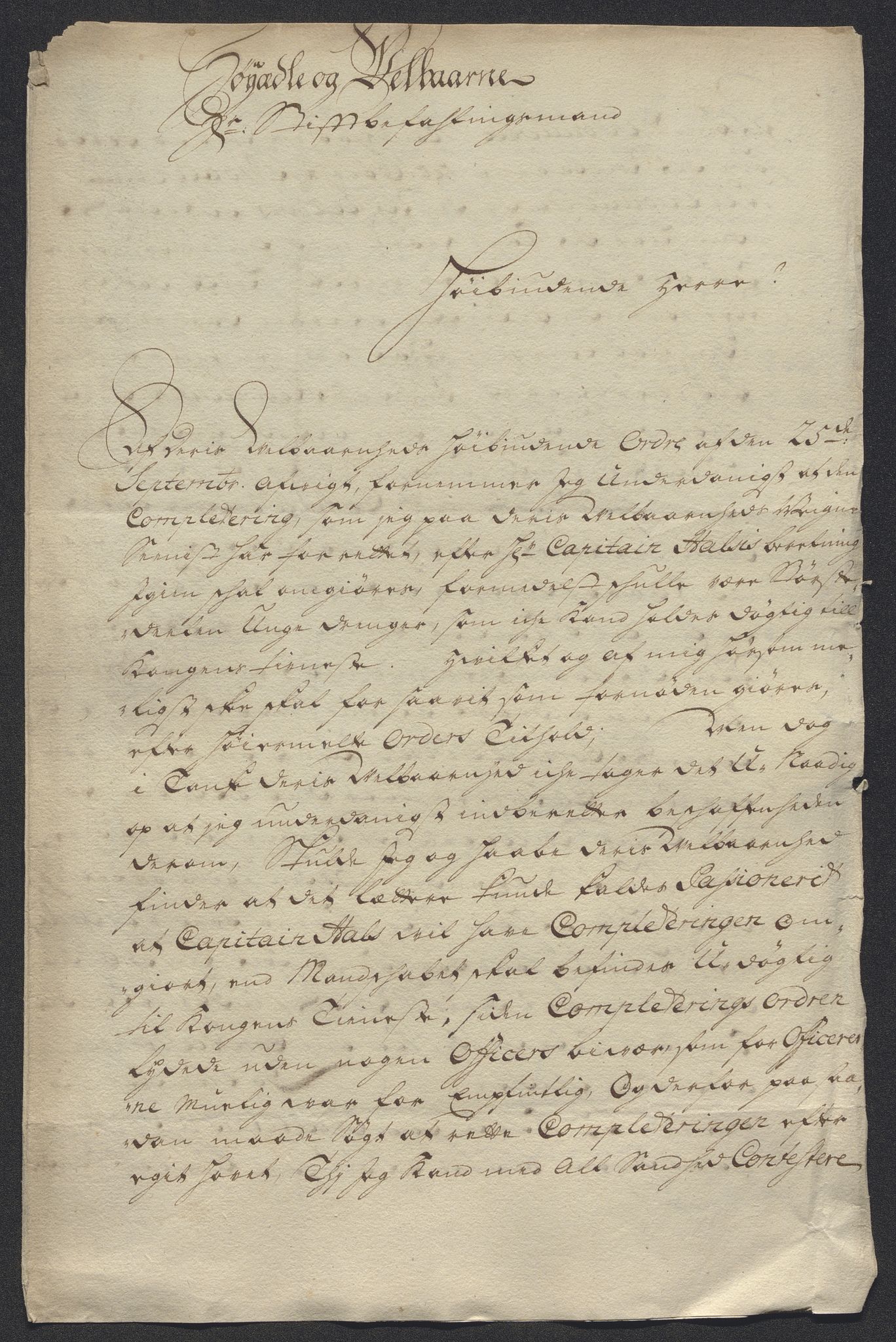 Kristiania stiftamt, AV/SAO-A-10386/E/Ed/Ede/L0006: Fogder, 1717, s. 27