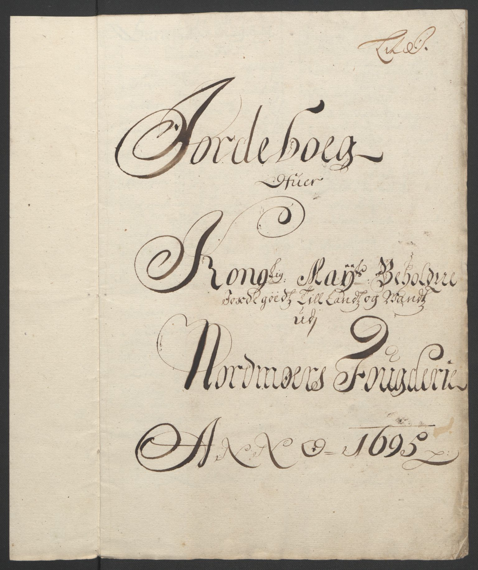 Rentekammeret inntil 1814, Reviderte regnskaper, Fogderegnskap, AV/RA-EA-4092/R56/L3736: Fogderegnskap Nordmøre, 1694-1696, s. 278