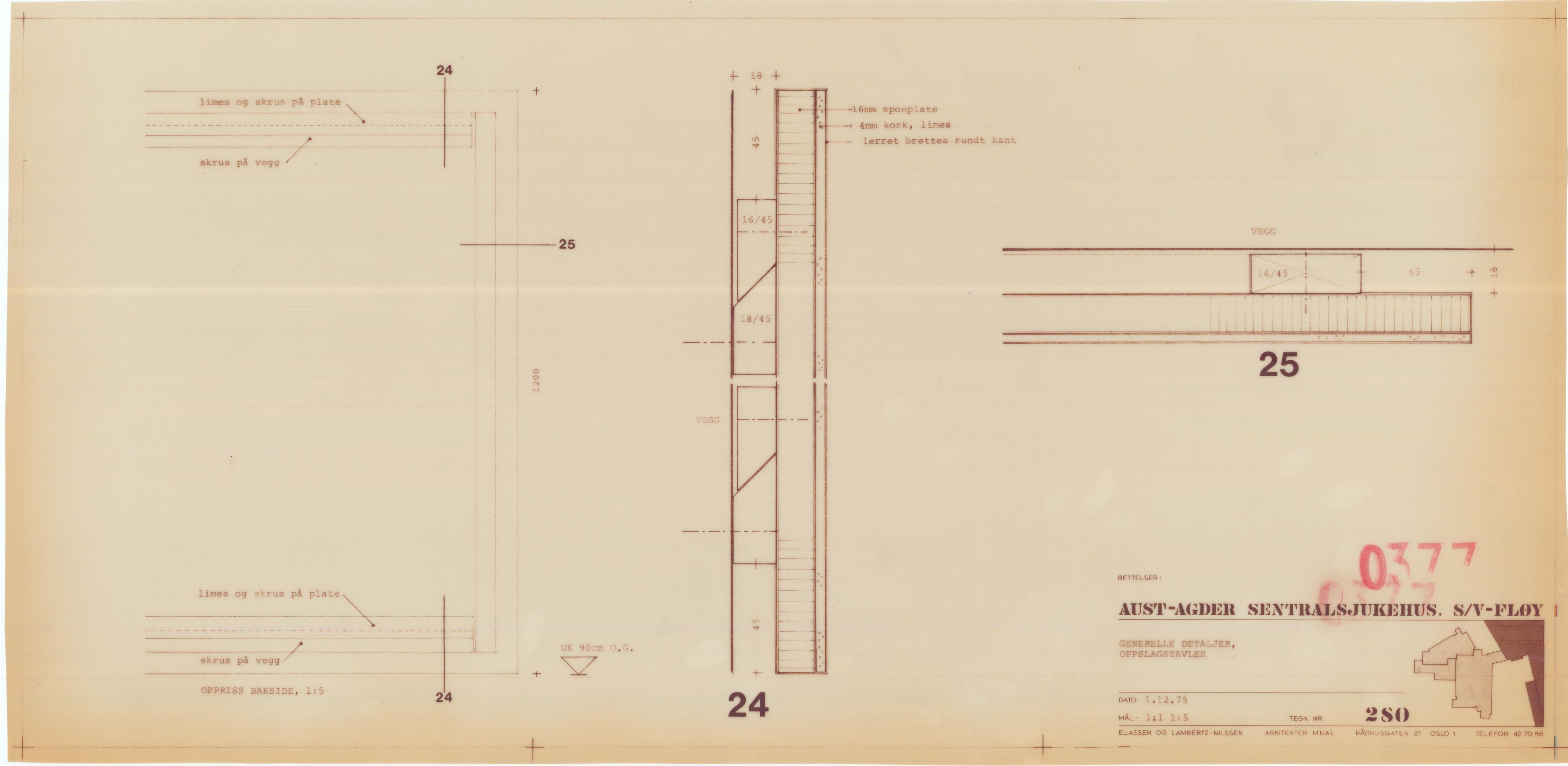 Eliassen og Lambertz-Nilssen Arkitekter, AAKS/PA-2983/T/T03/L0005: Tegningskogger 377, 1974-1978, s. 9