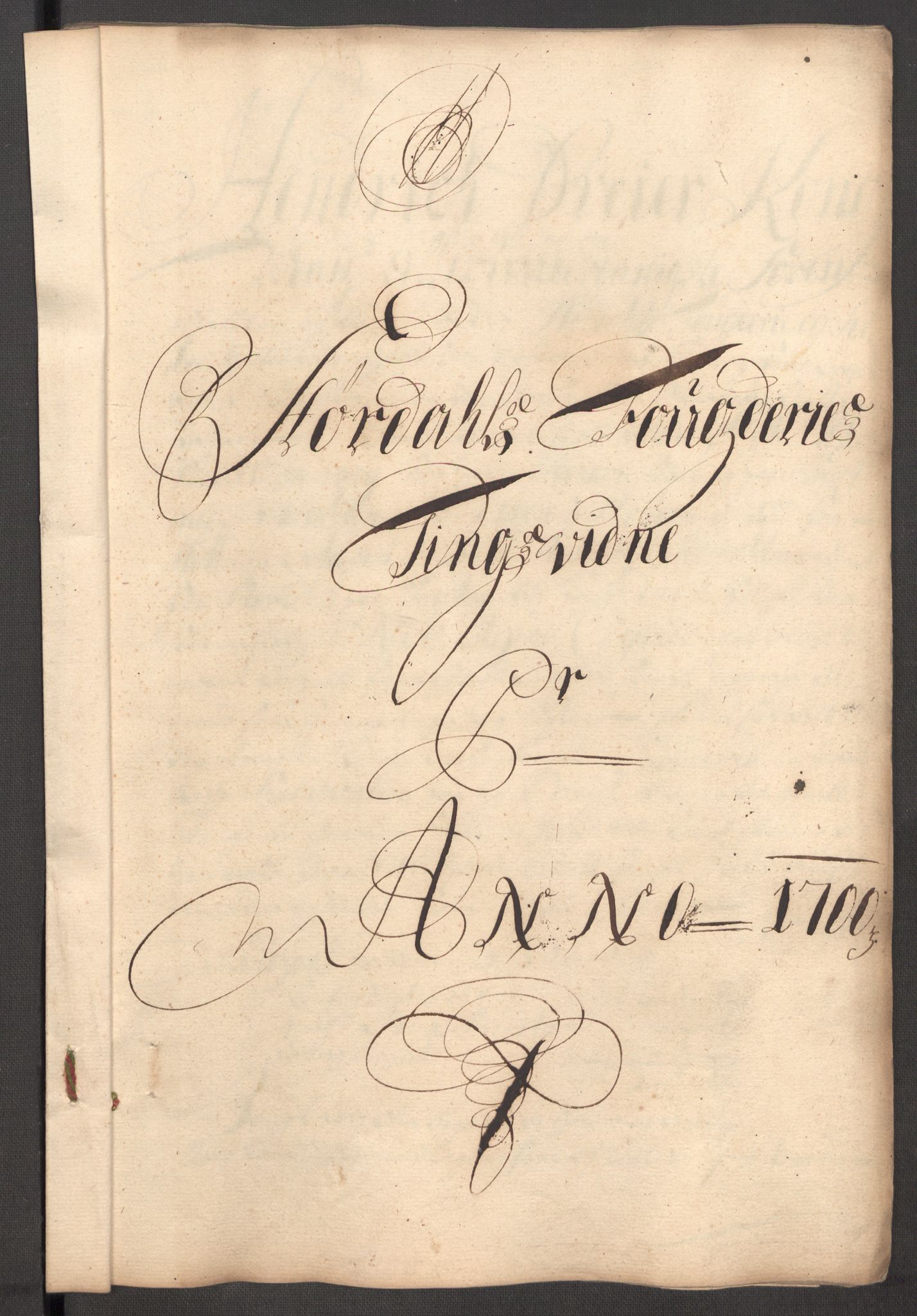 Rentekammeret inntil 1814, Reviderte regnskaper, Fogderegnskap, AV/RA-EA-4092/R62/L4192: Fogderegnskap Stjørdal og Verdal, 1700, s. 291