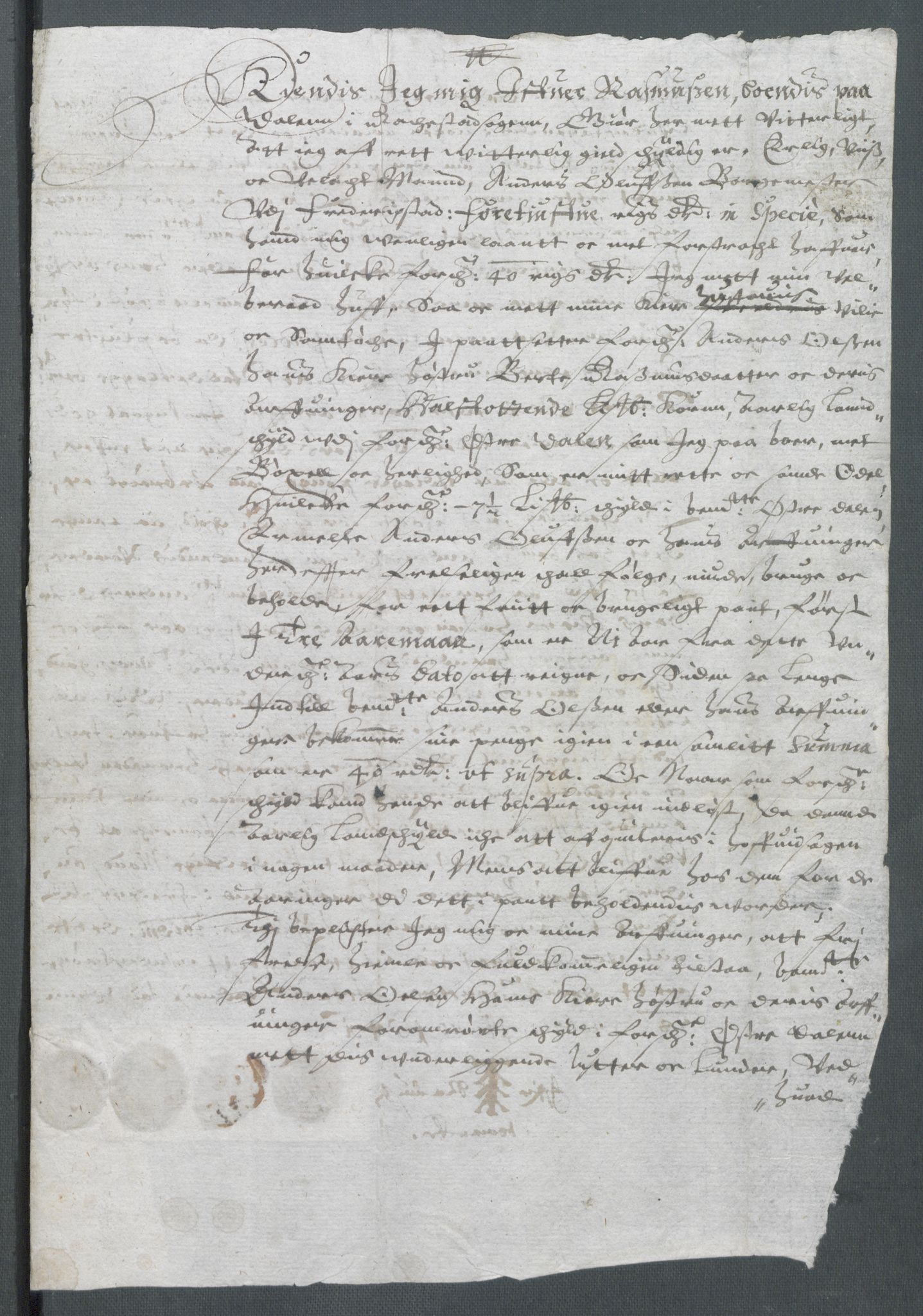 Riksarkivets diplomsamling, RA/EA-5965/F02/L0154: Dokumenter, 1641, s. 58