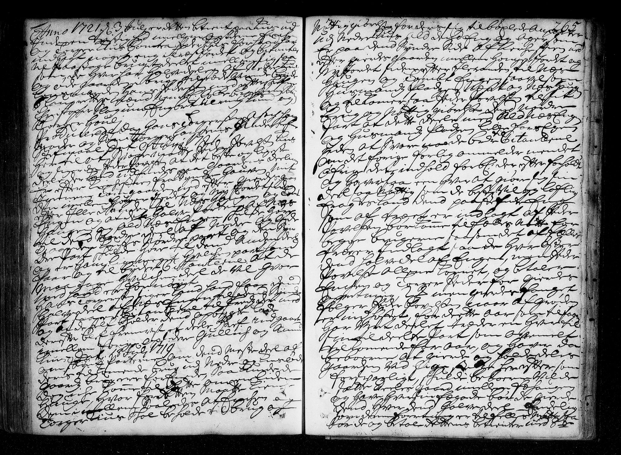 Nedre Romerike sorenskriveri, SAO/A-10469/F/Fb/L0036: Tingbok, 1718-1721, s. 264b-265a