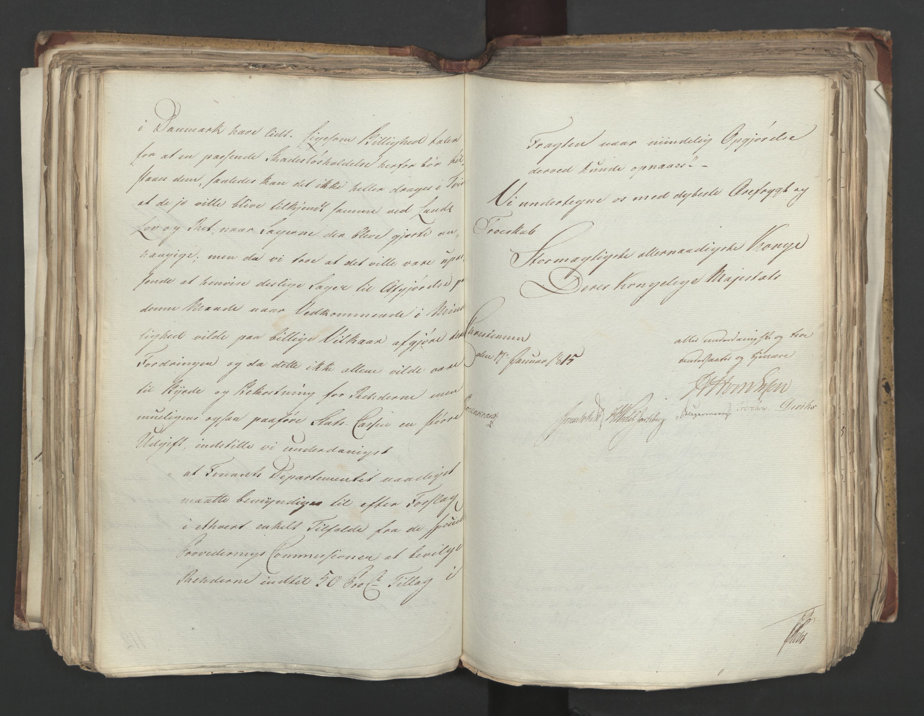 Statsrådsavdelingen i Stockholm, AV/RA-S-1003/D/Da/L0001: Regjeringsinnstillinger nr. 1-262, 1814-1815, s. 240