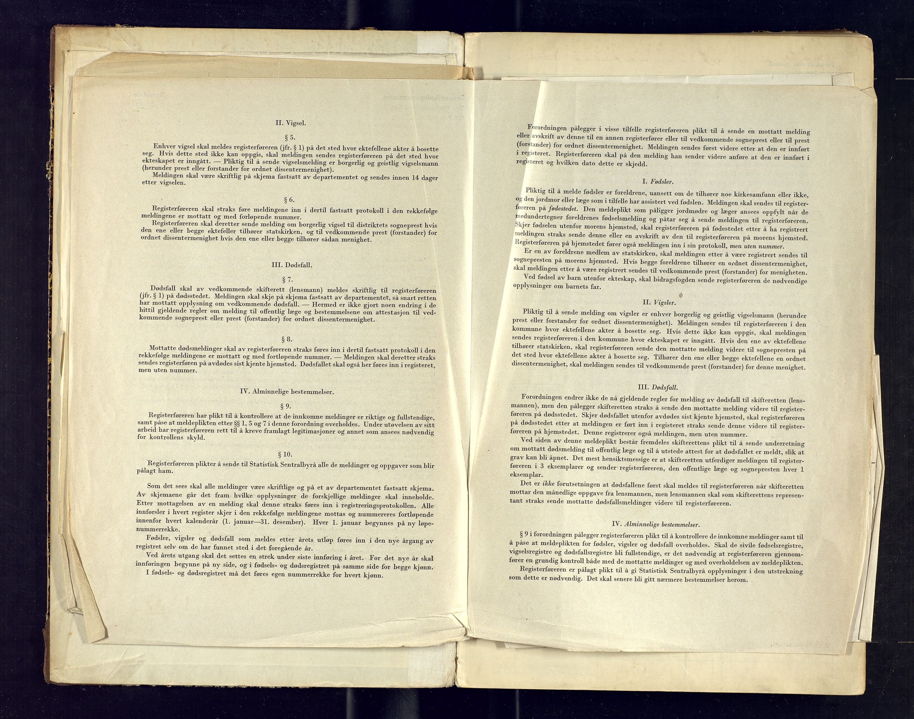 Bjarkøy lensmannskontor, SATØ/SATØ-61/F/Fj/Fja/L0112: Dødsfallsprotokoll, med register løst i boken, 1933-1949