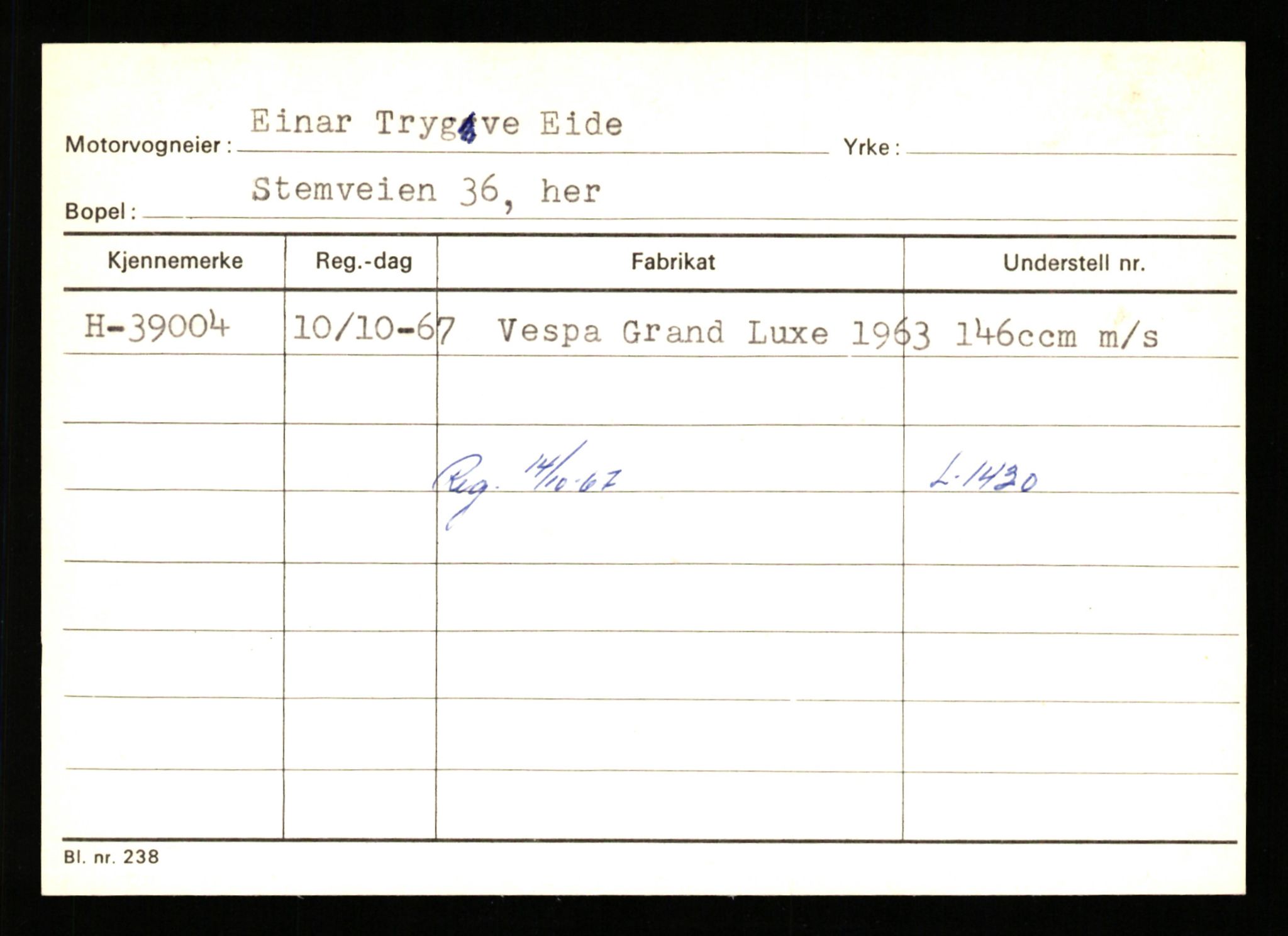 Stavanger trafikkstasjon, SAST/A-101942/0/G/L0006: Registreringsnummer: 34250 - 49007, 1930-1971, s. 1269