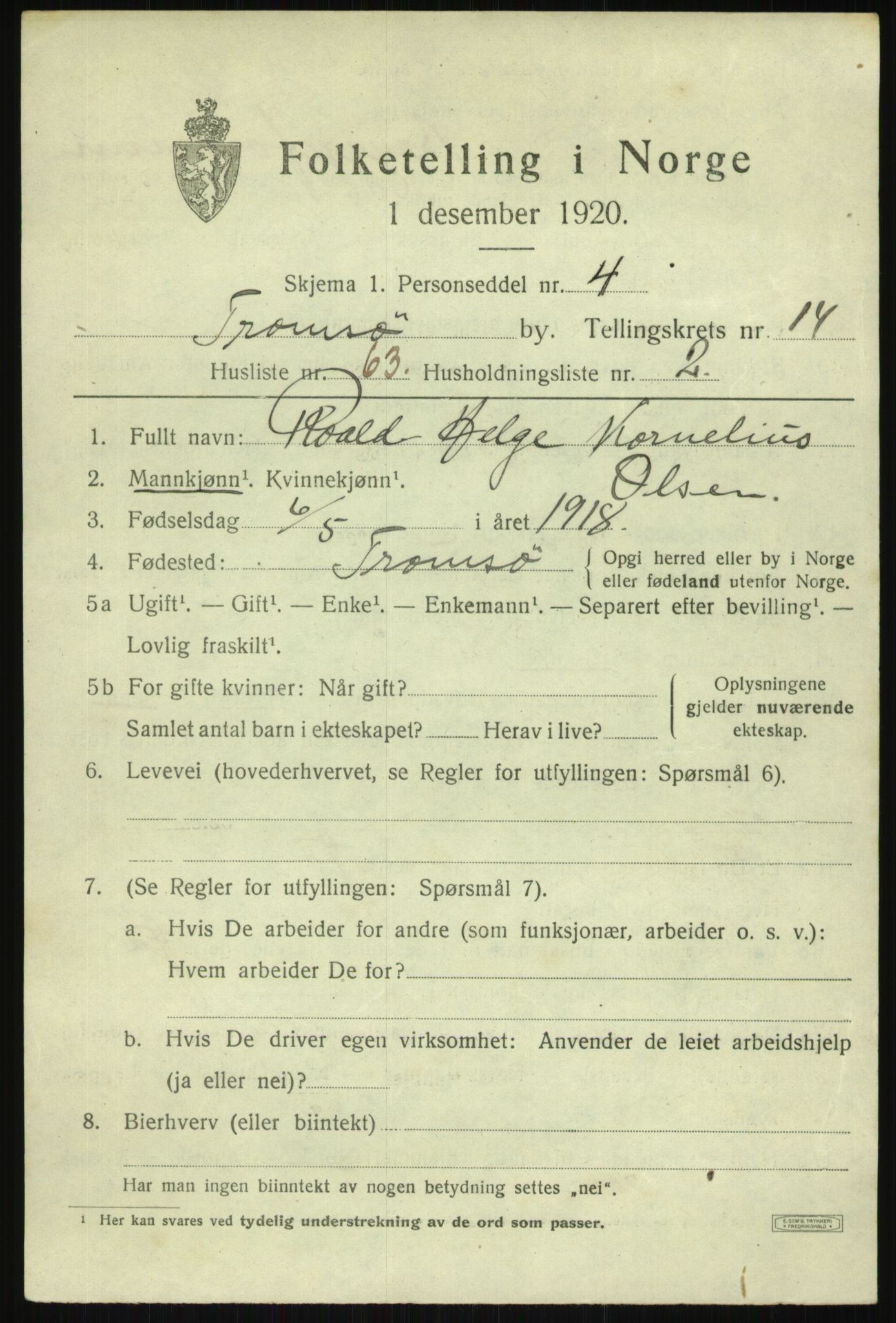 SATØ, Folketelling 1920 for 1902 Tromsø kjøpstad, 1920, s. 27705