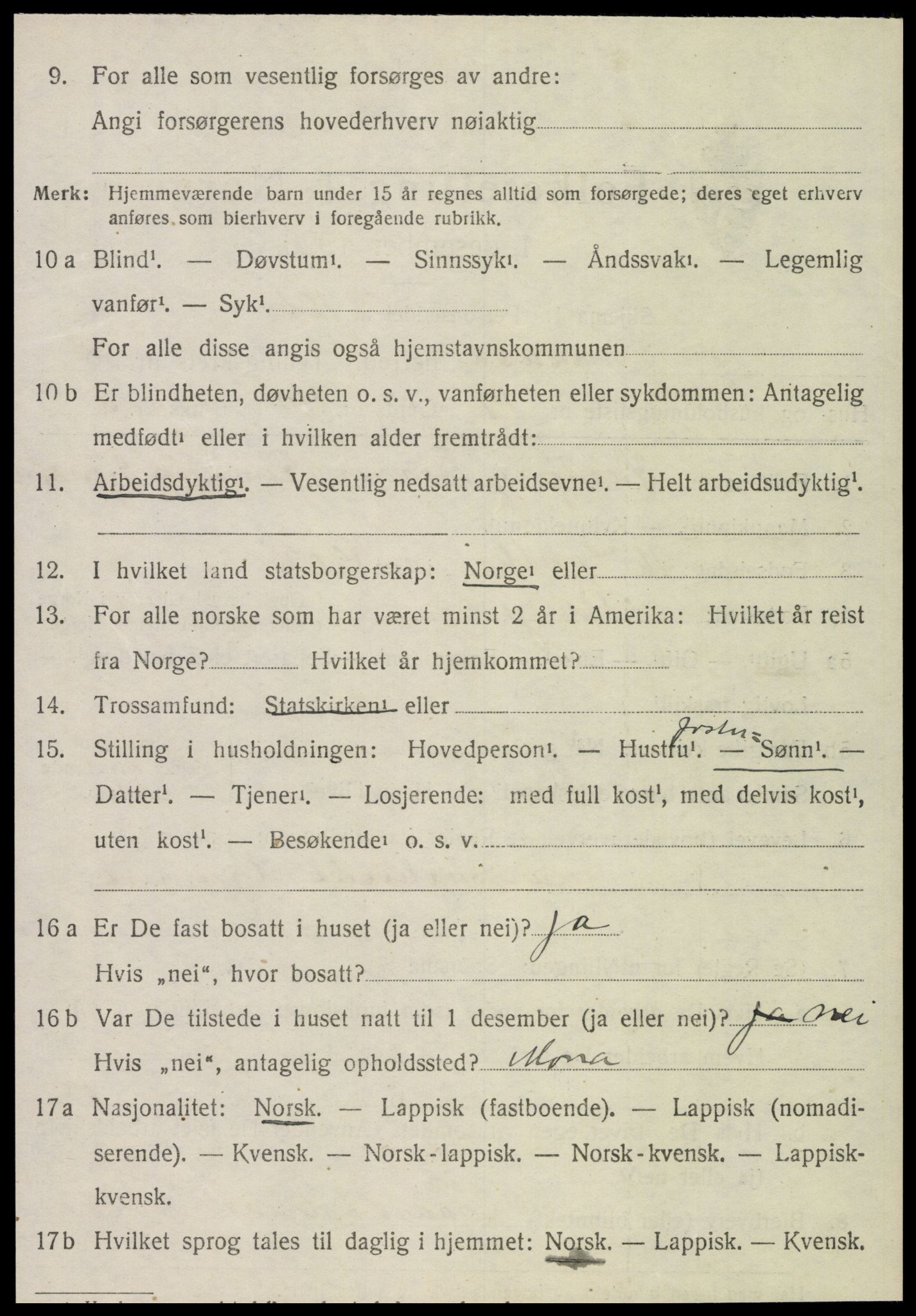 SAT, Folketelling 1920 for 1736 Snåsa herred, 1920, s. 3421