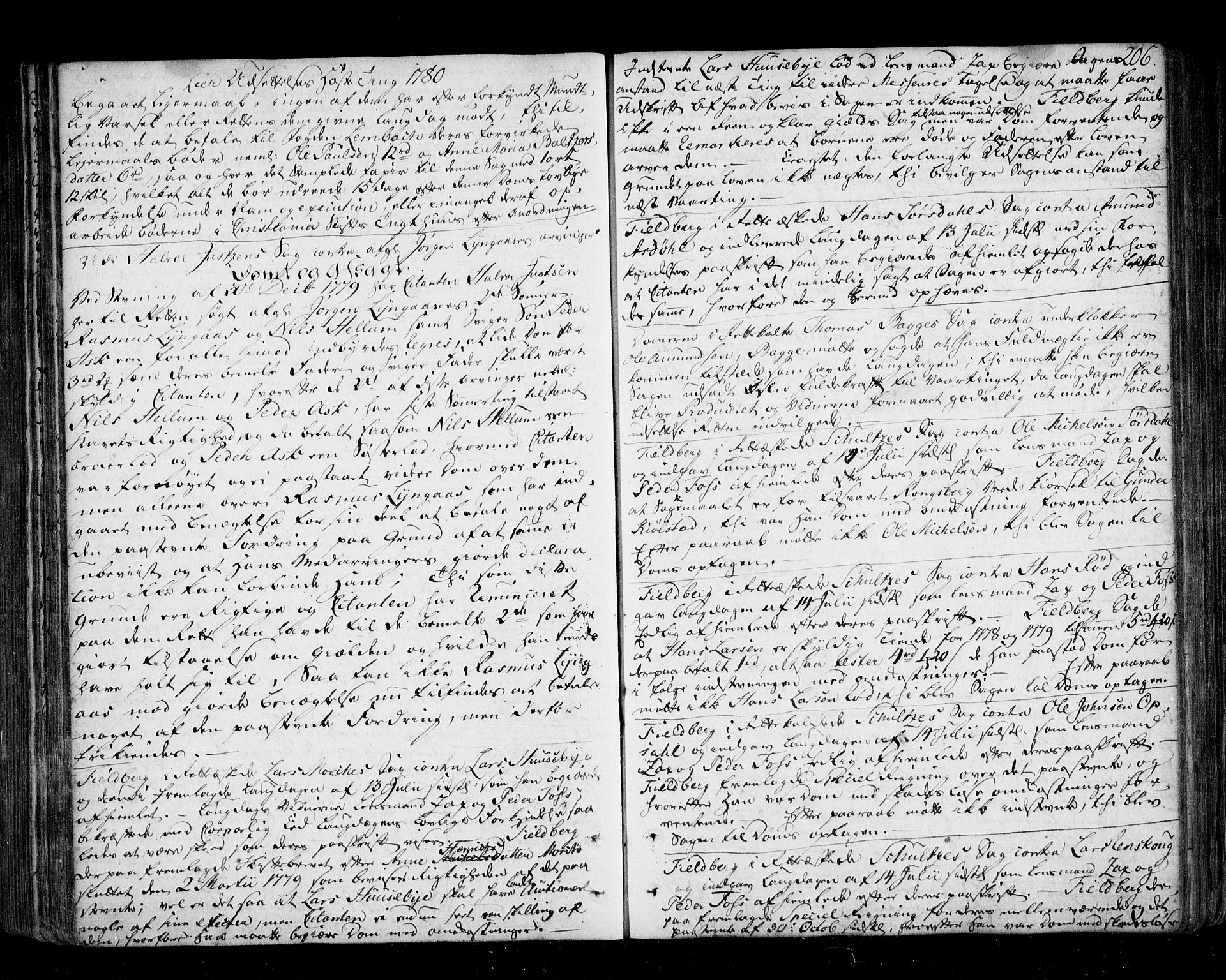 Lier, Røyken og Hurum sorenskriveri, AV/SAKO-A-89/F/Fa/L0057: Tingbok, 1779-1782, s. 206