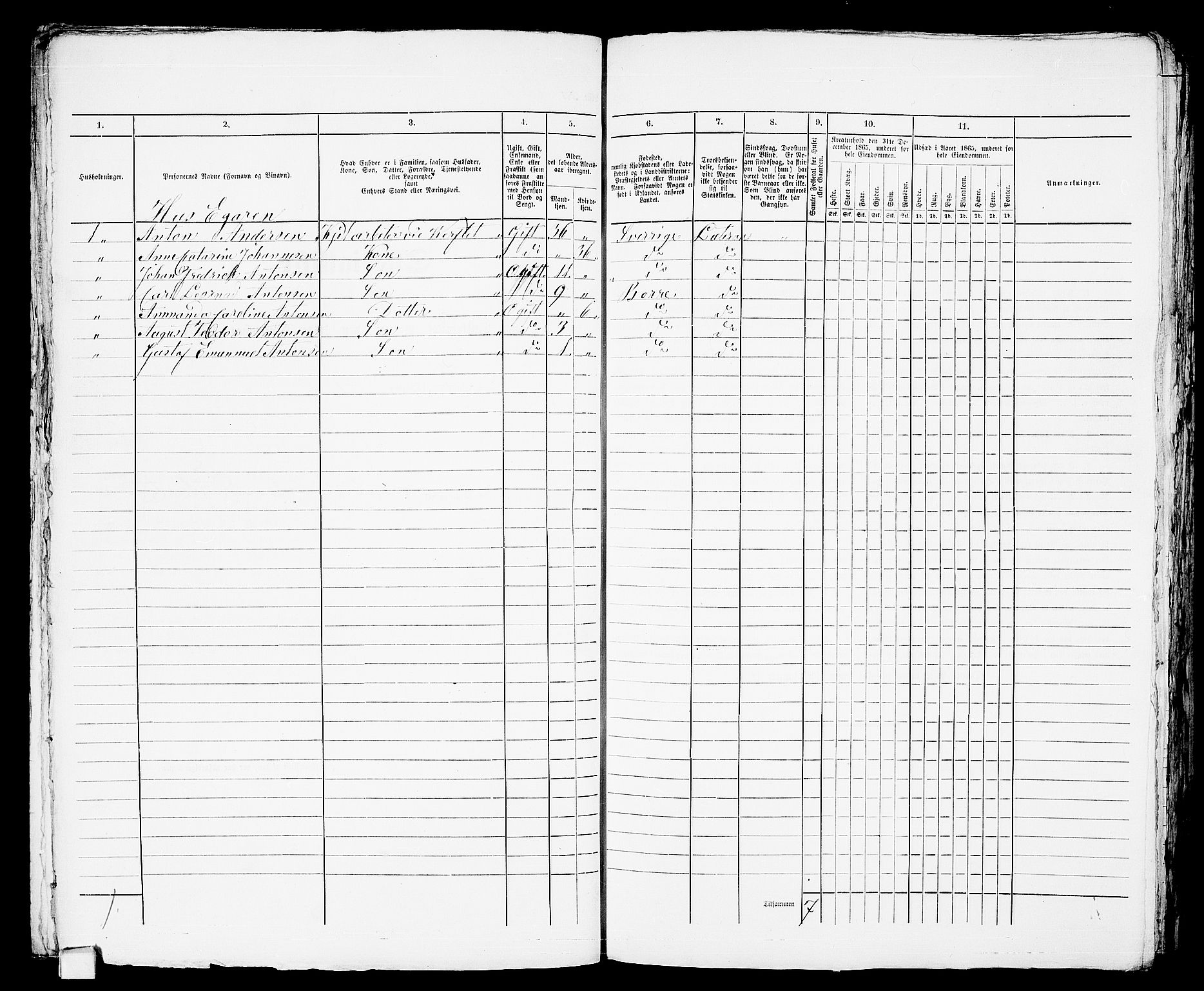 RA, Folketelling 1865 for 0703 Horten ladested, 1865, s. 565