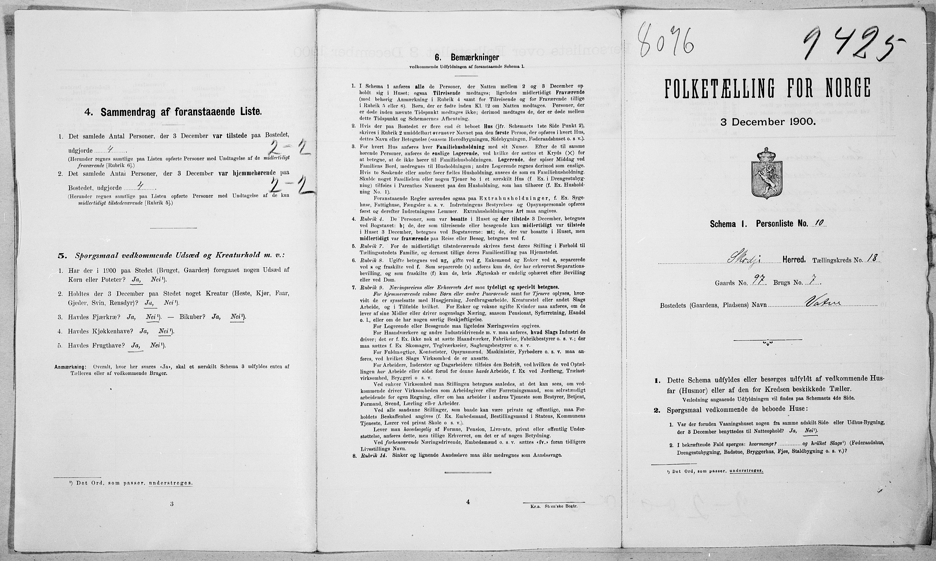 SAT, Folketelling 1900 for 1529 Skodje herred, 1900, s. 63