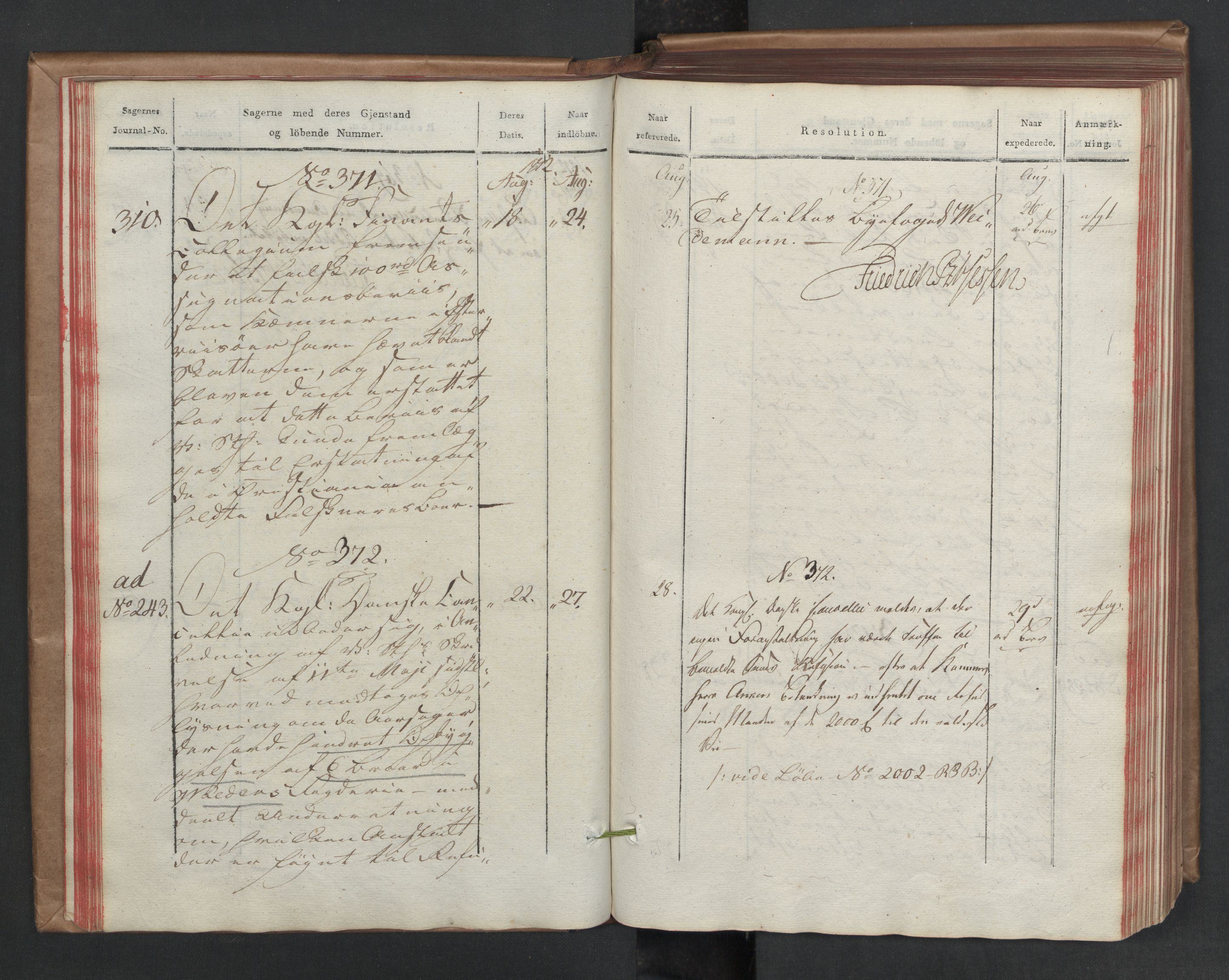 Stattholderembetet 1810-1814, 2. kontor (Kontor B), AV/RA-EA-5432/Aa/L0002: Kollegial referatprotokoll,  j.nr. 284-511,  l.nr. 328-639, 1812-1813, s. 33