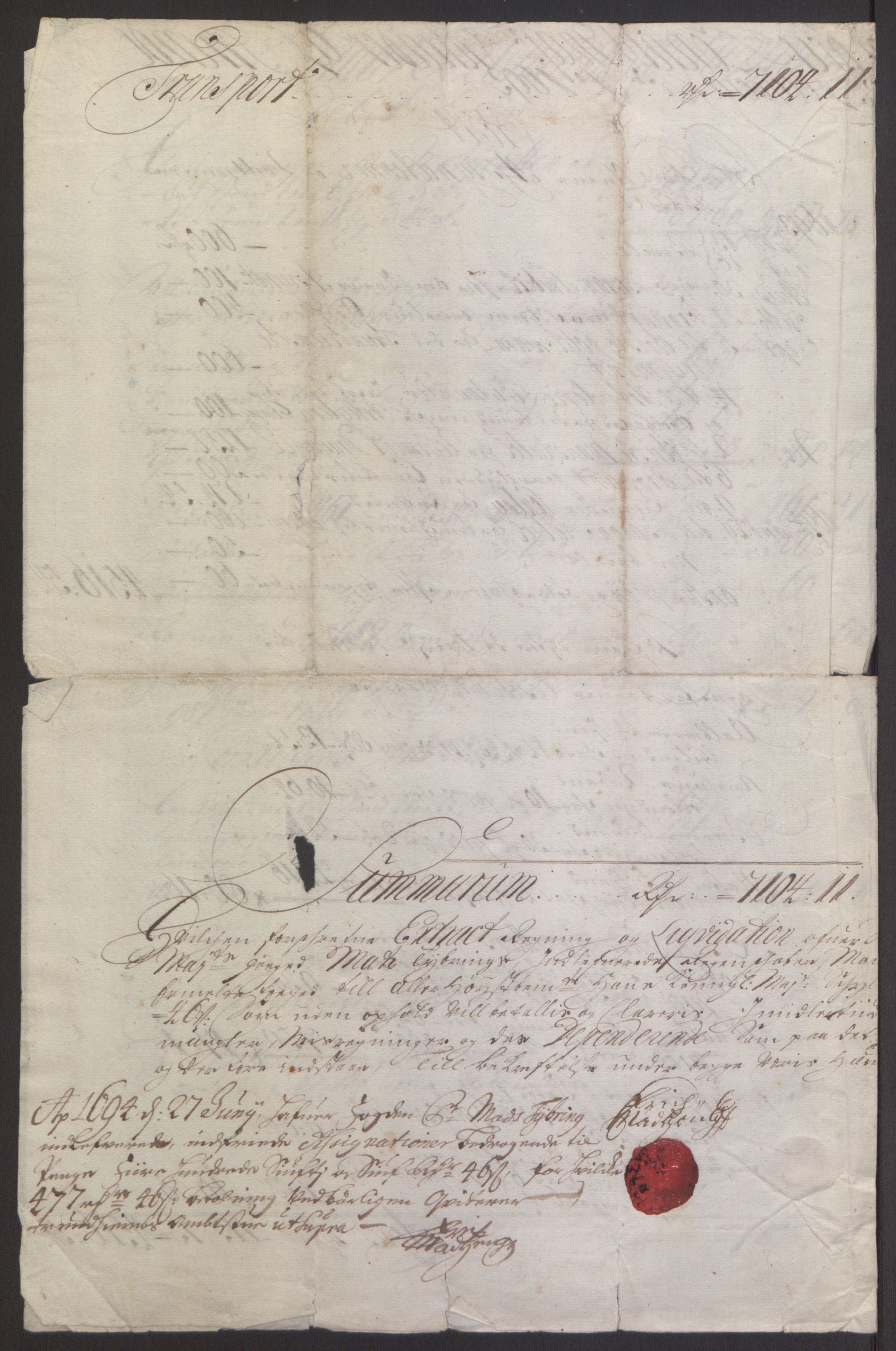 Rentekammeret inntil 1814, Reviderte regnskaper, Fogderegnskap, AV/RA-EA-4092/R61/L4104: Fogderegnskap Strinda og Selbu, 1693-1694, s. 20