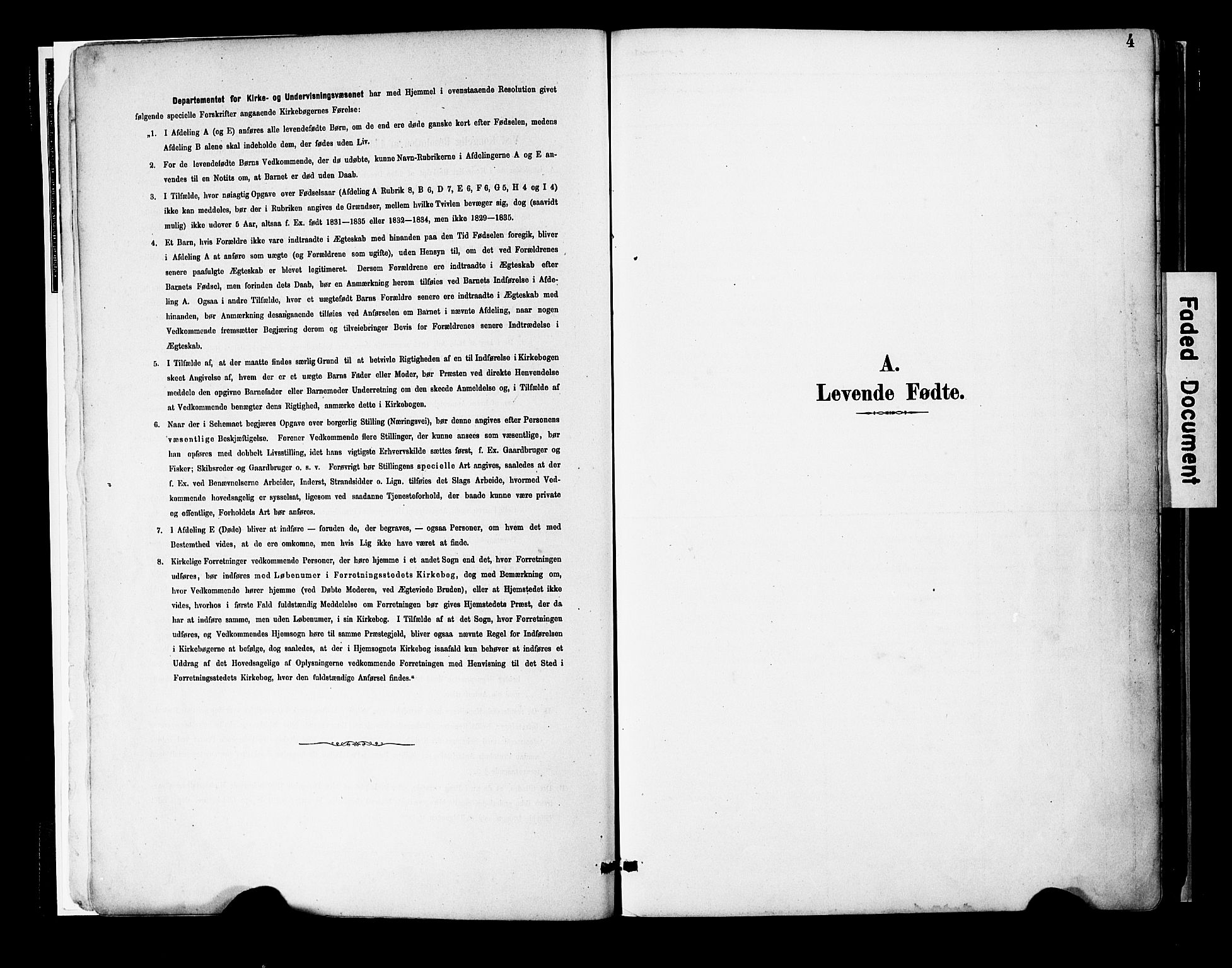 Sirdal sokneprestkontor, SAK/1111-0036/F/Fa/Faa/L0001: Ministerialbok nr. A 1, 1887-1910, s. 4