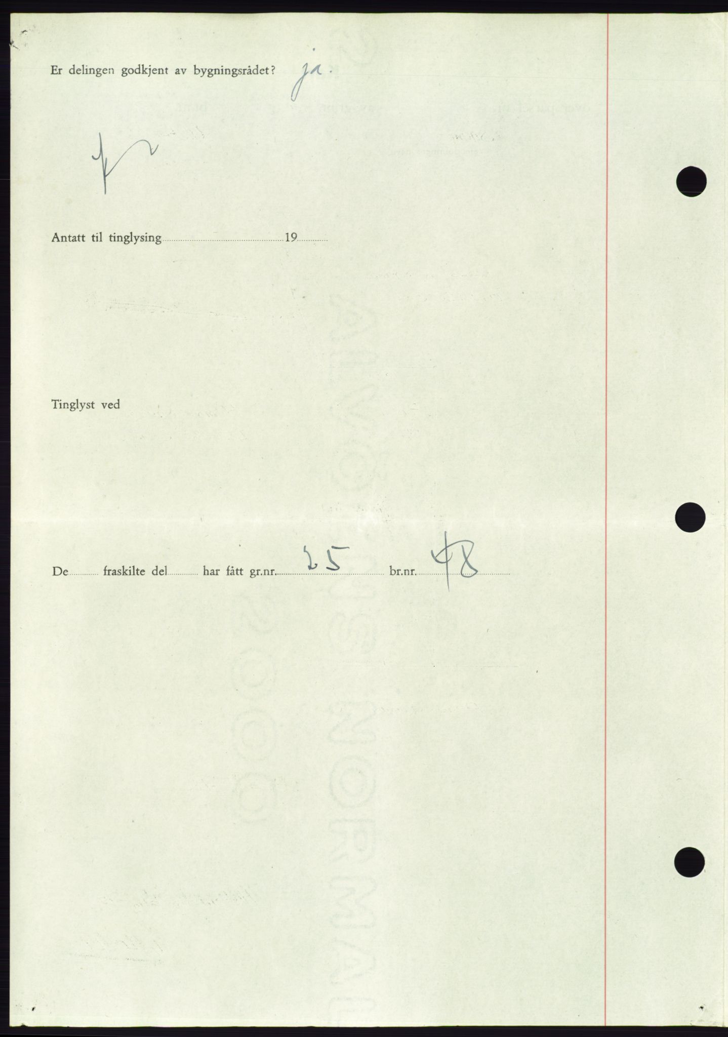 Søre Sunnmøre sorenskriveri, AV/SAT-A-4122/1/2/2C/L0082: Pantebok nr. 8A, 1948-1948, Dagboknr: 396/1948