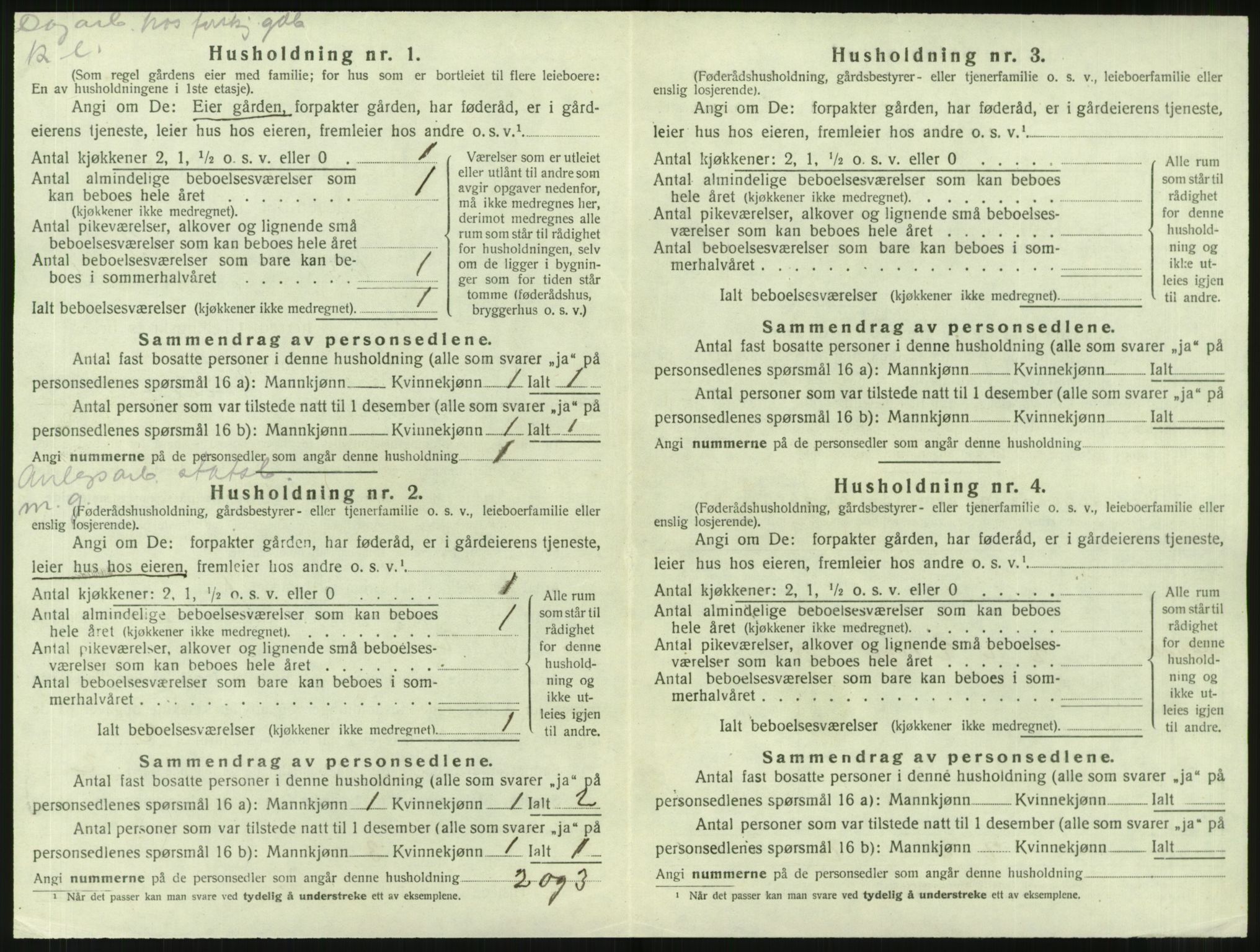 SAT, Folketelling 1920 for 1734 Stod herred, 1920, s. 421