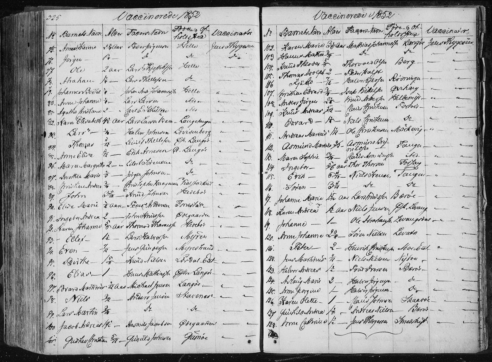Sannidal kirkebøker, AV/SAKO-A-296/F/Fa/L0007: Ministerialbok nr. 7, 1831-1854, s. 325