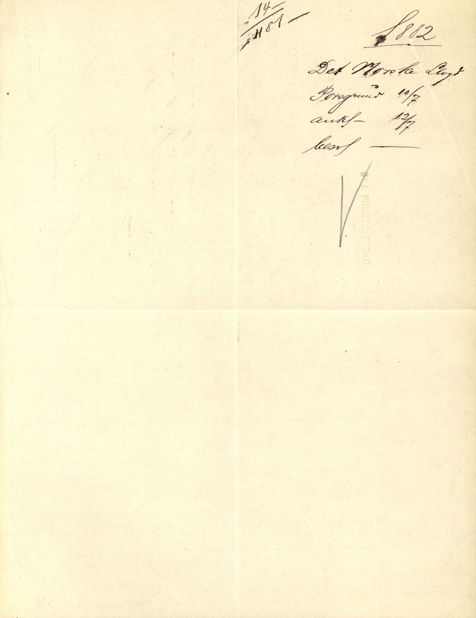 Pa 63 - Østlandske skibsassuranceforening, VEMU/A-1079/G/Ga/L0015/0010: Havaridokumenter / Cuba, Sirius, Freyr, Noatun, Frey, 1882, s. 73