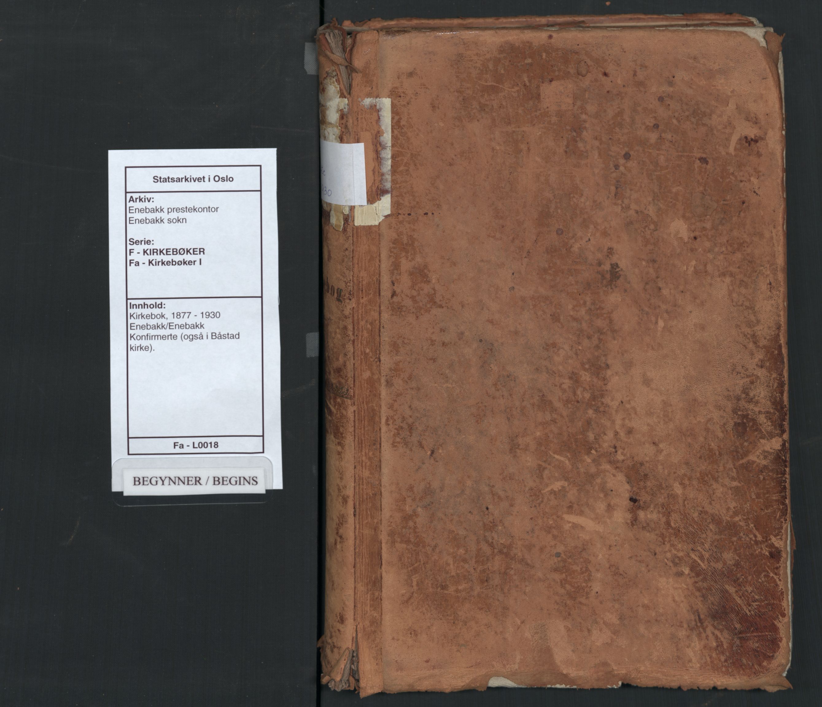 Enebakk prestekontor Kirkebøker, AV/SAO-A-10171c/F/Fa/L0018: Ministerialbok nr. I 18, 1877-1930