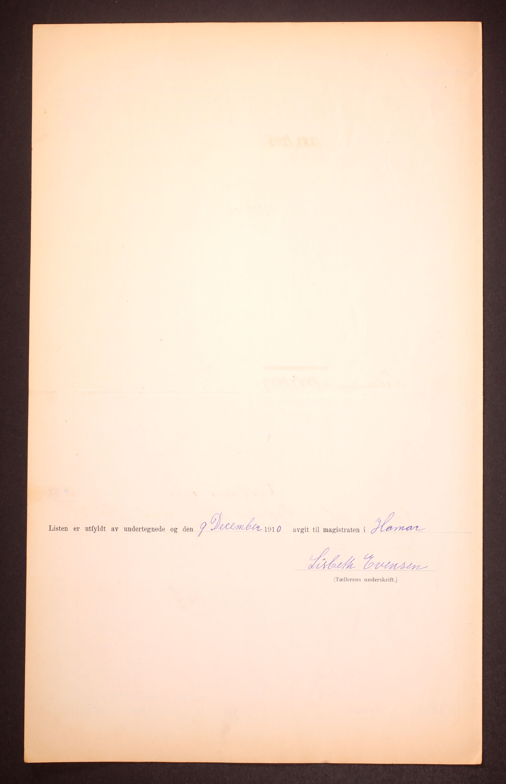 RA, Folketelling 1910 for 0401 Hamar kjøpstad, 1910, s. 11