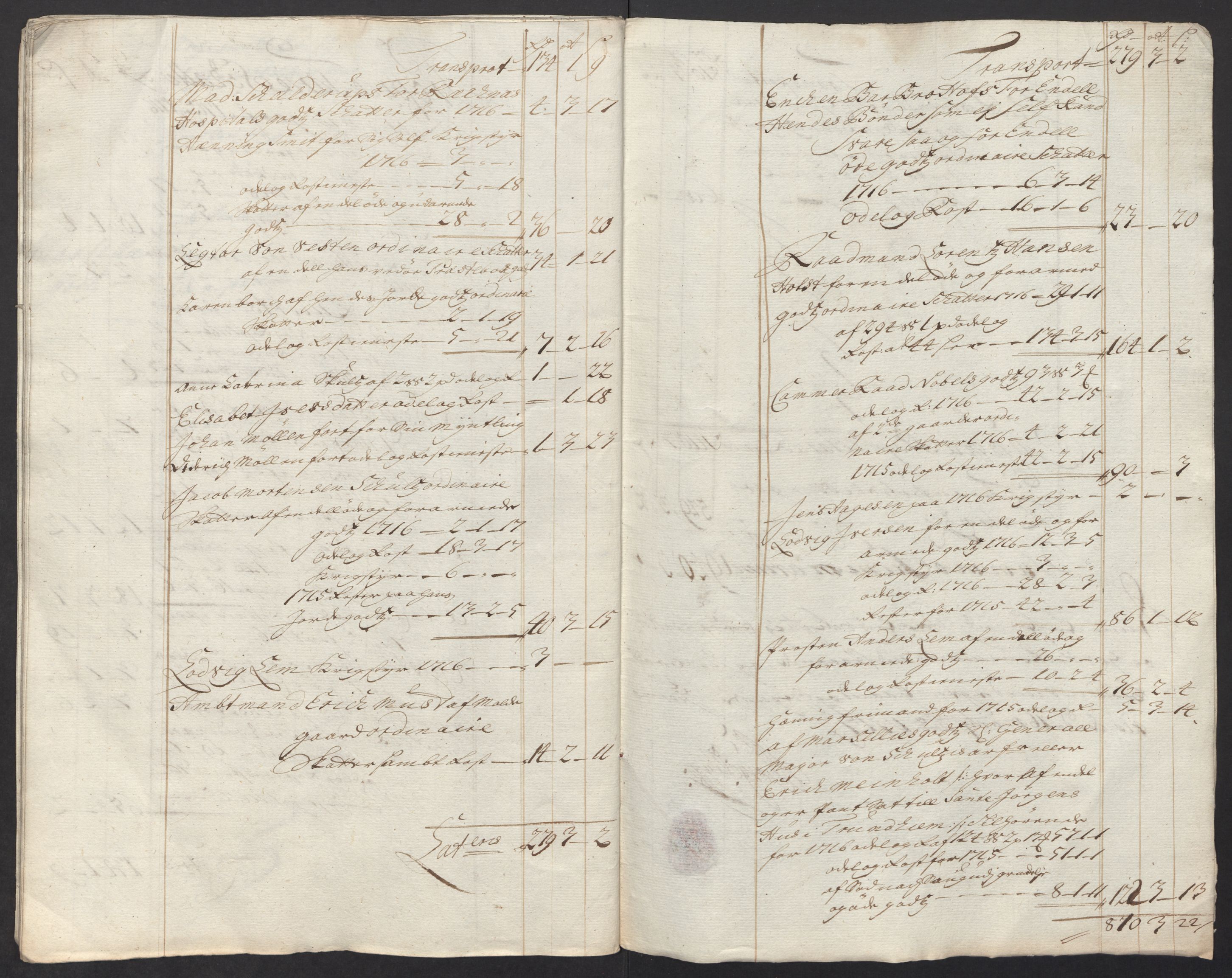 Rentekammeret inntil 1814, Reviderte regnskaper, Fogderegnskap, AV/RA-EA-4092/R55/L3663: Fogderegnskap Romsdal, 1715-1716, s. 506