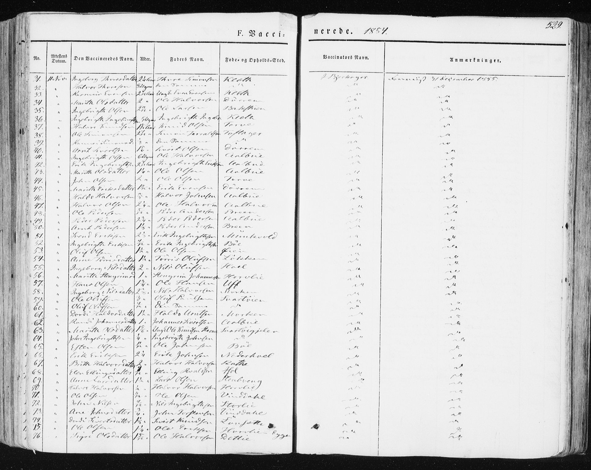Ministerialprotokoller, klokkerbøker og fødselsregistre - Sør-Trøndelag, SAT/A-1456/678/L0899: Ministerialbok nr. 678A08, 1848-1872, s. 529