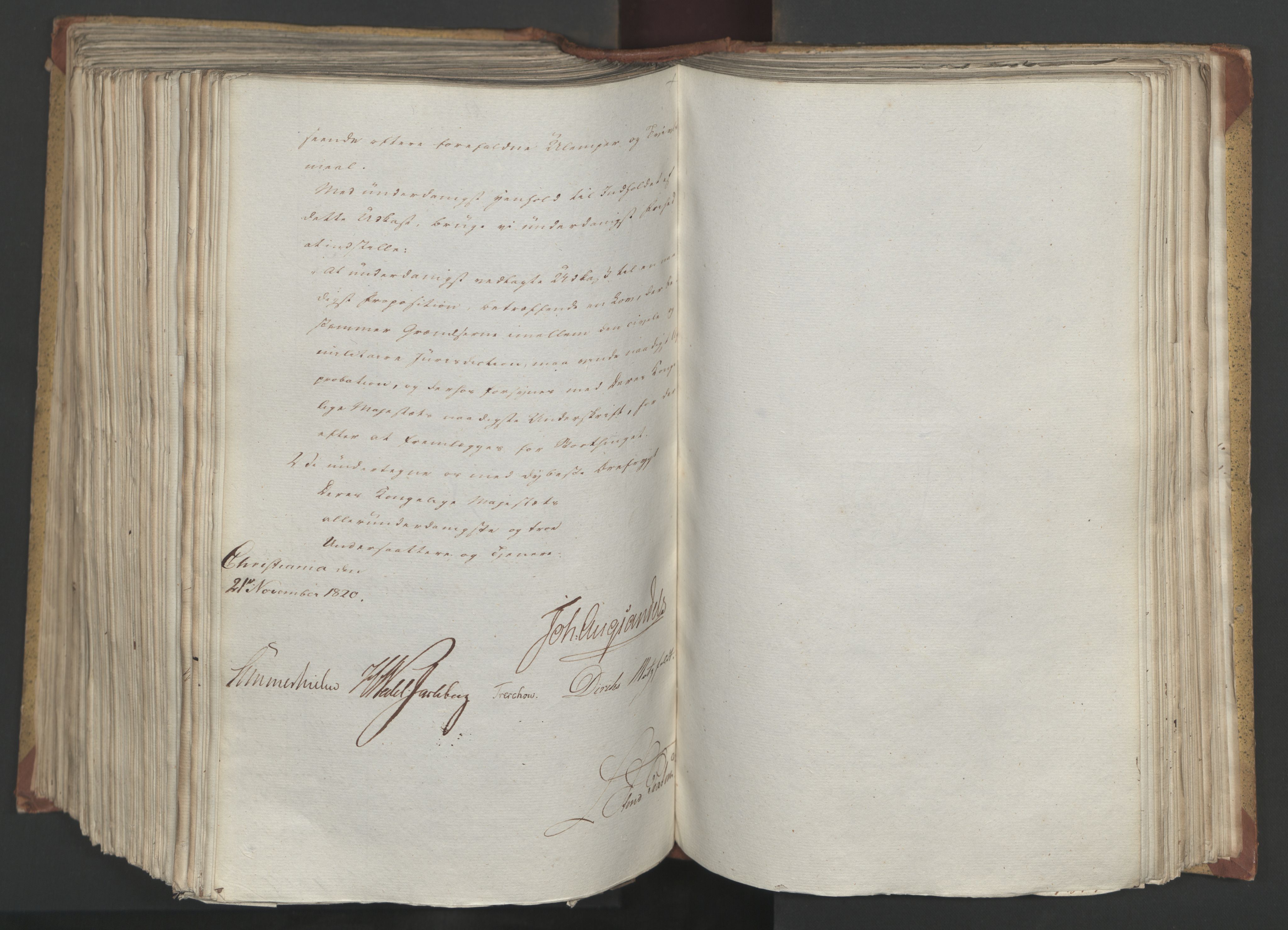 Statsrådsavdelingen i Stockholm, AV/RA-S-1003/D/Da/L0024: Regjeringsinnstillinger nr. 4663-4873, 1820, s. 434
