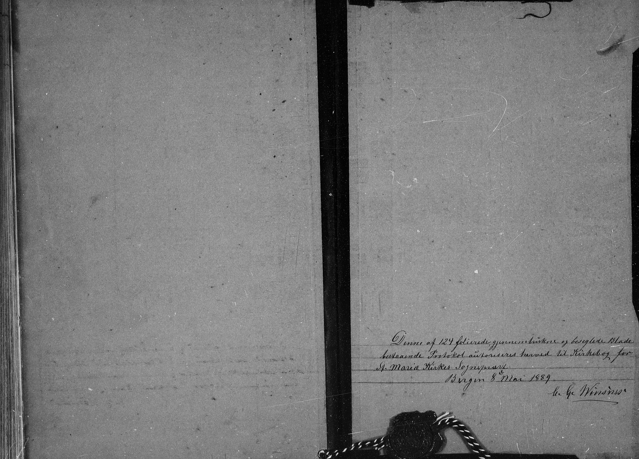 Mariakirken Sokneprestembete, AV/SAB-A-76901/H/Haa/L0013: Ministerialbok nr. C 1, 1889-1900