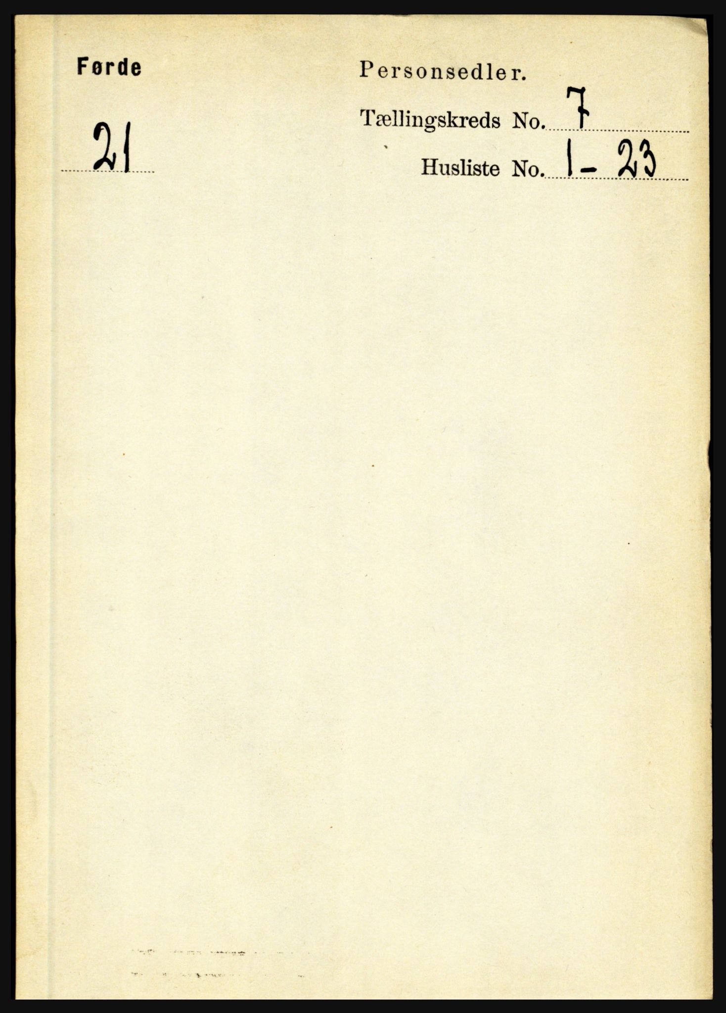 RA, Folketelling 1891 for 1432 Førde herred, 1891, s. 2495