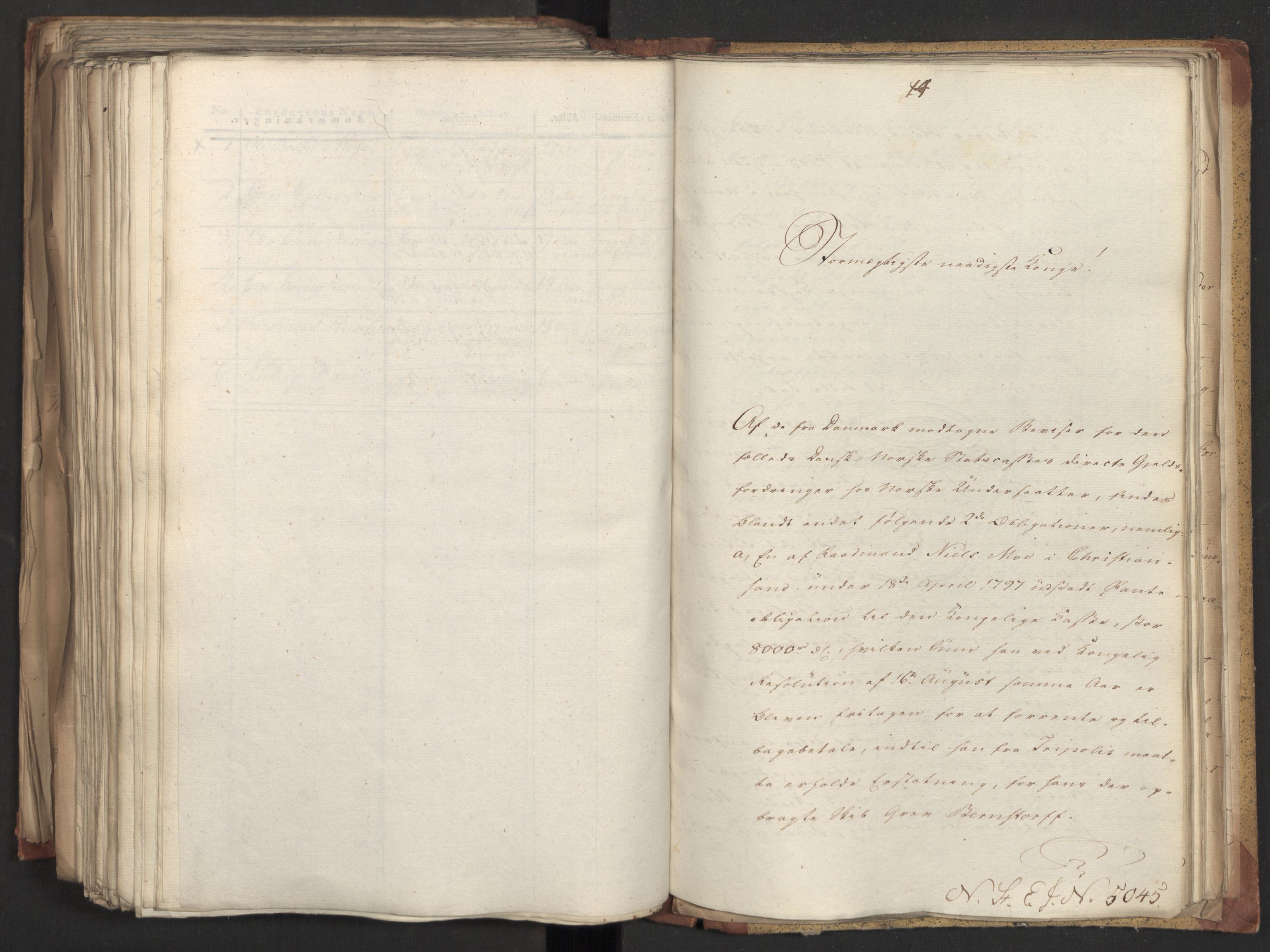 Statsrådsavdelingen i Stockholm, RA/S-1003/D/Da/L0025: Regjeringsinnstillinger nr. 4873-5062, 1821, s. 454