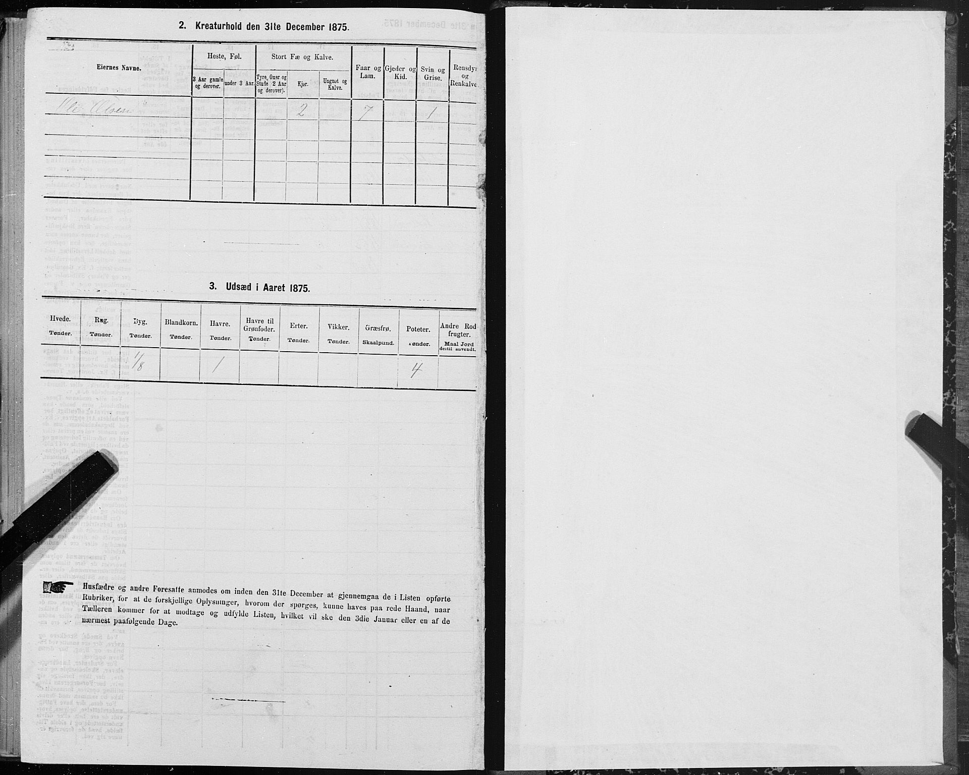 SAT, Folketelling 1875 for 1625P Stadsbygd prestegjeld, 1875