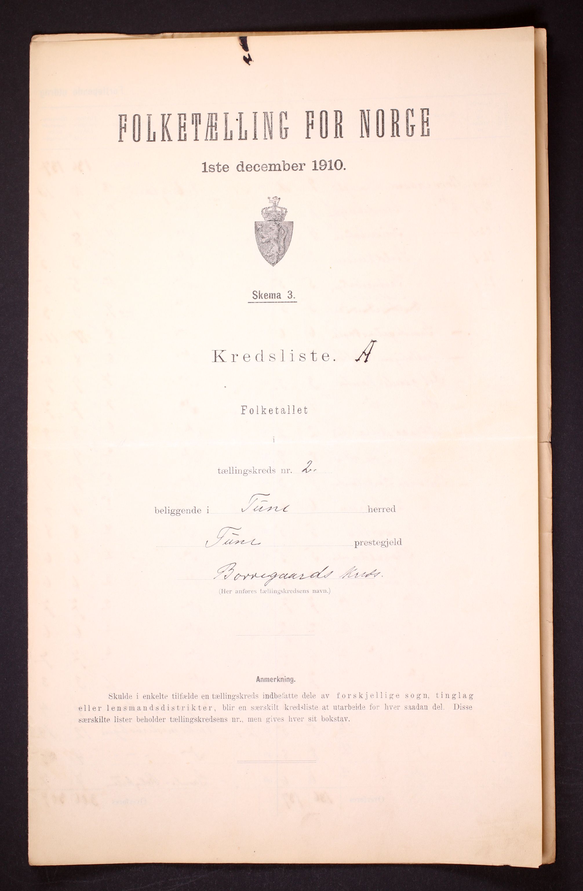 RA, Folketelling 1910 for 0130 Tune herred, 1910, s. 8
