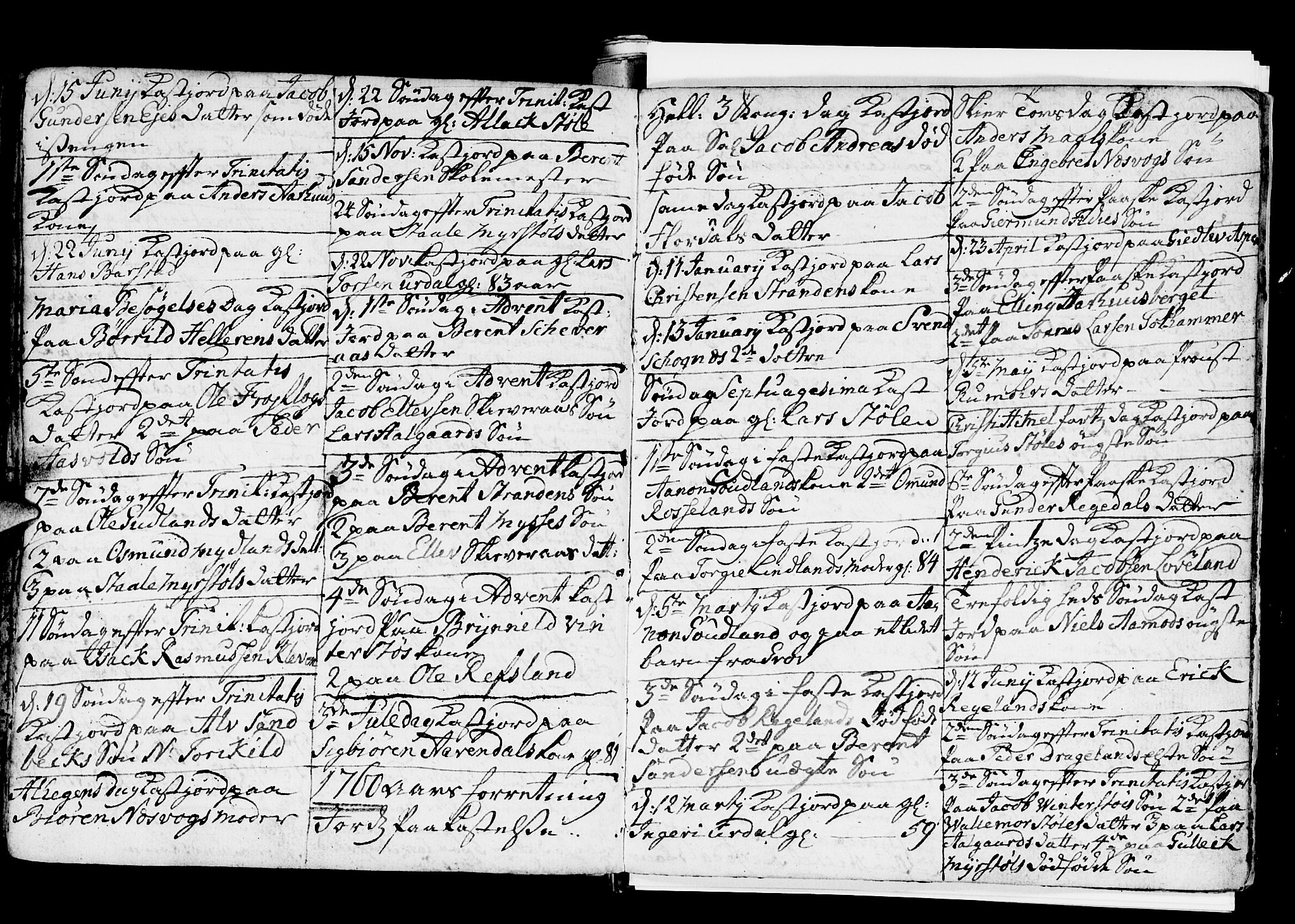 Sokndal sokneprestkontor, AV/SAST-A-101808: Ministerialbok nr. A 3, 1740-1806