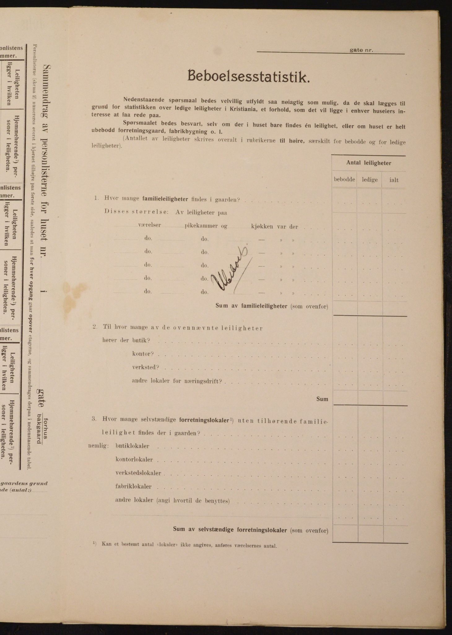 OBA, Kommunal folketelling 1.2.1910 for Kristiania, 1910, s. 50397