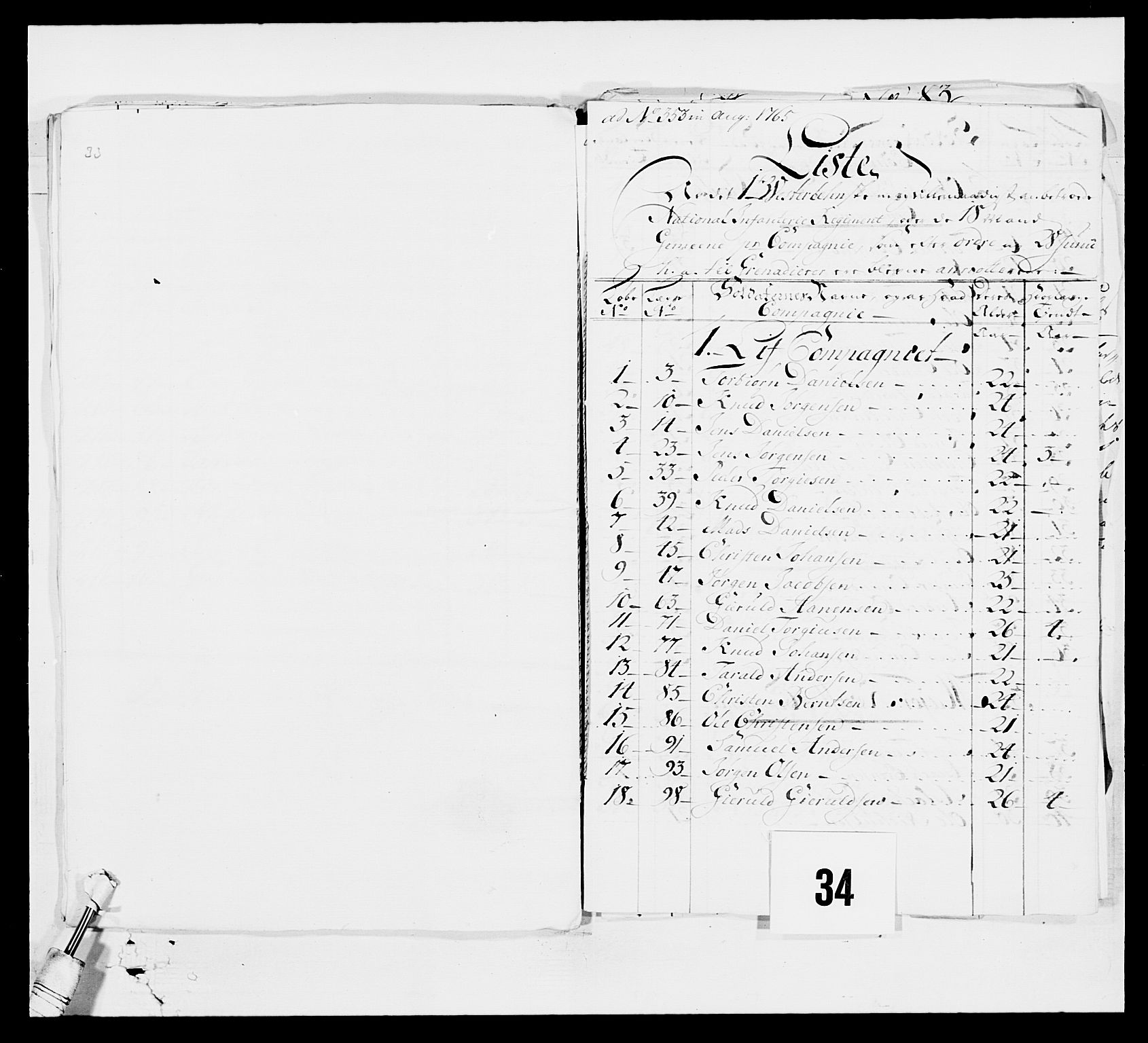 Kommanderende general (KG I) med Det norske krigsdirektorium, AV/RA-EA-5419/E/Ea/L0522b: 1. Vesterlenske regiment, 1756-1767, s. 228